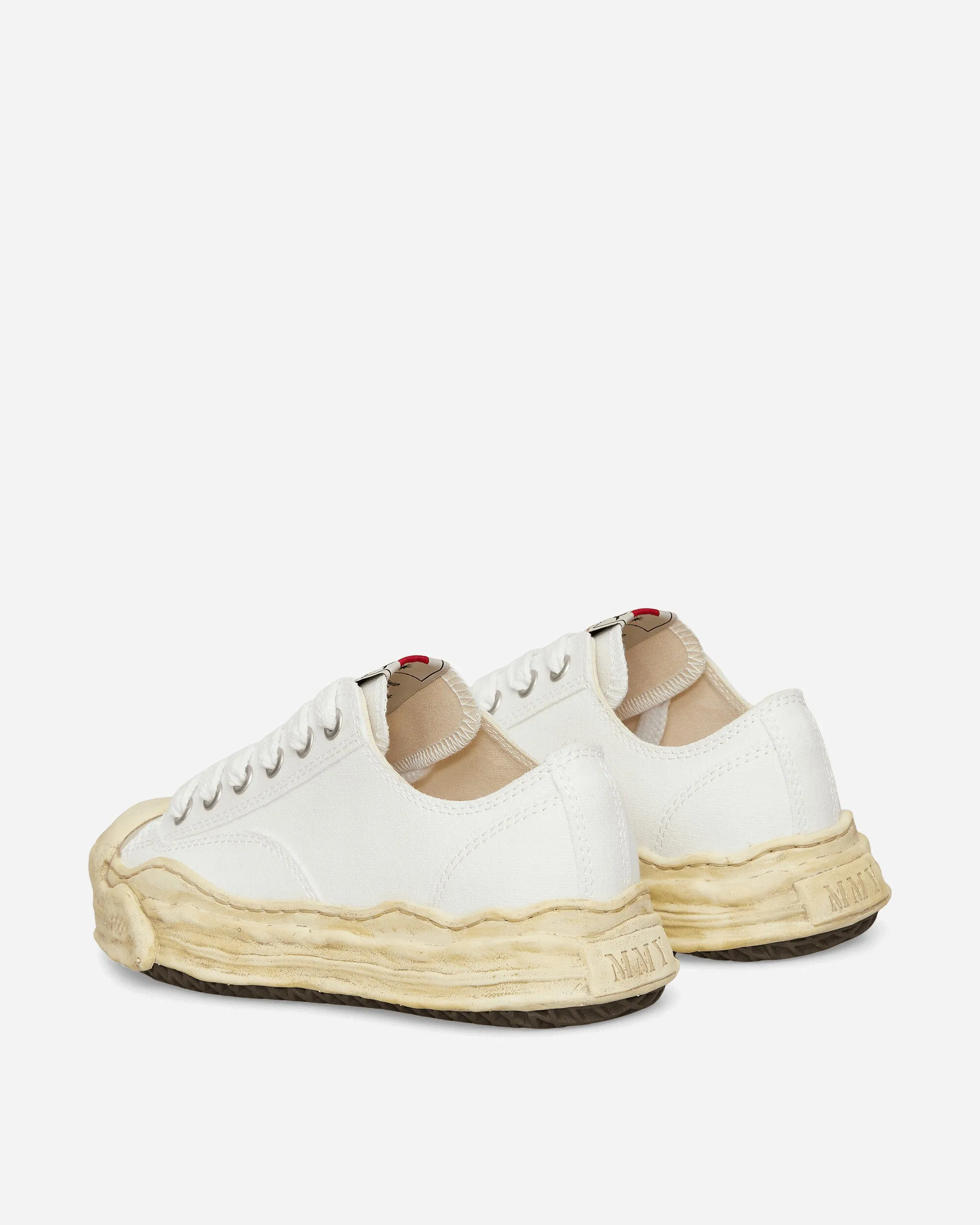 Hank OG Chaussures basses en toile à semelle teintée blanc
