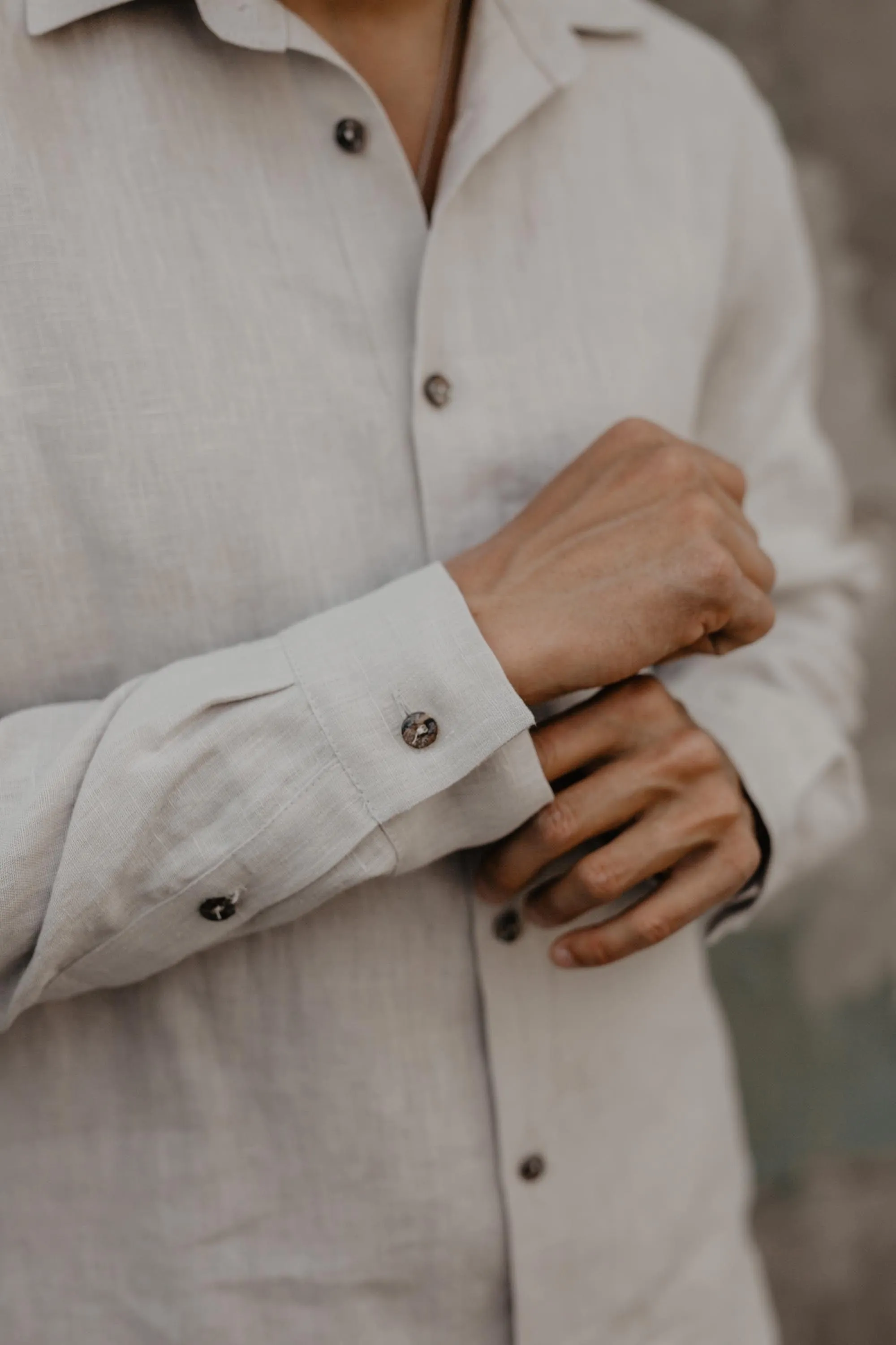 Chemise classique pour homme Hector en lin | Plusieurs couleurs