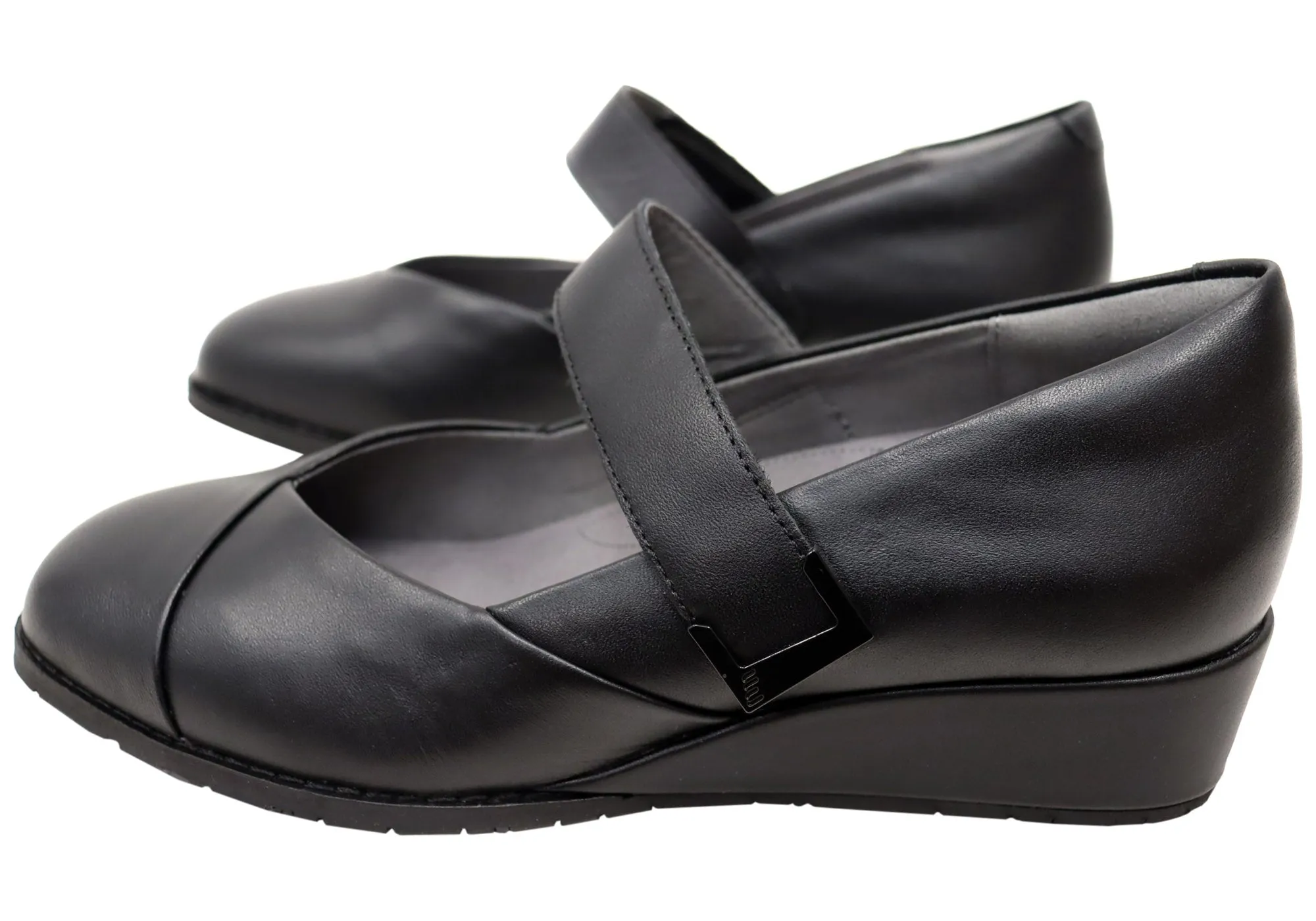 Homyped Luxueuses Chaussures Mary Jane à Plateforme en Cuir pour Femme Homyped