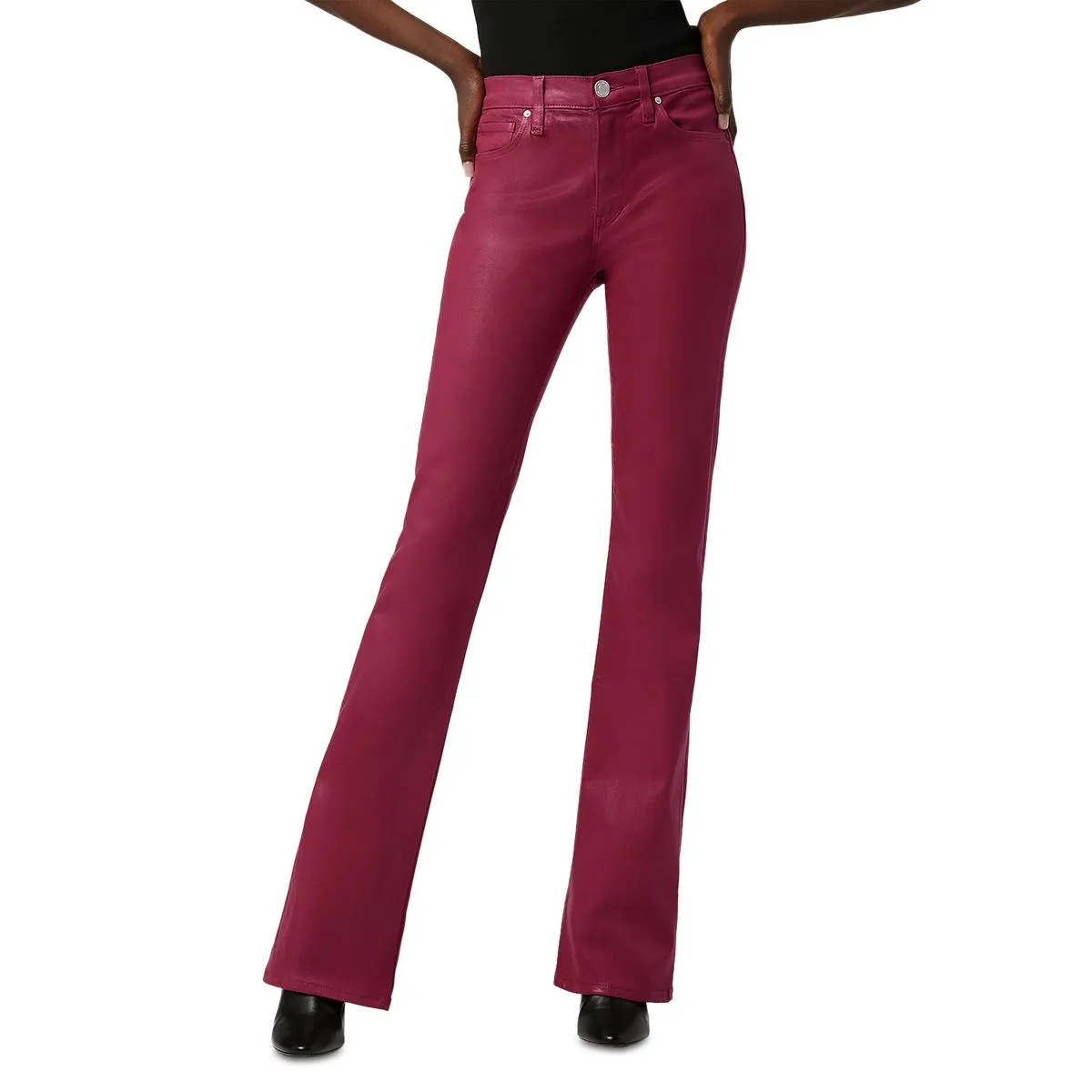 Hudson Women's Barbara Jeans Bootcut Évasés à Haute Taille avec Revêtement