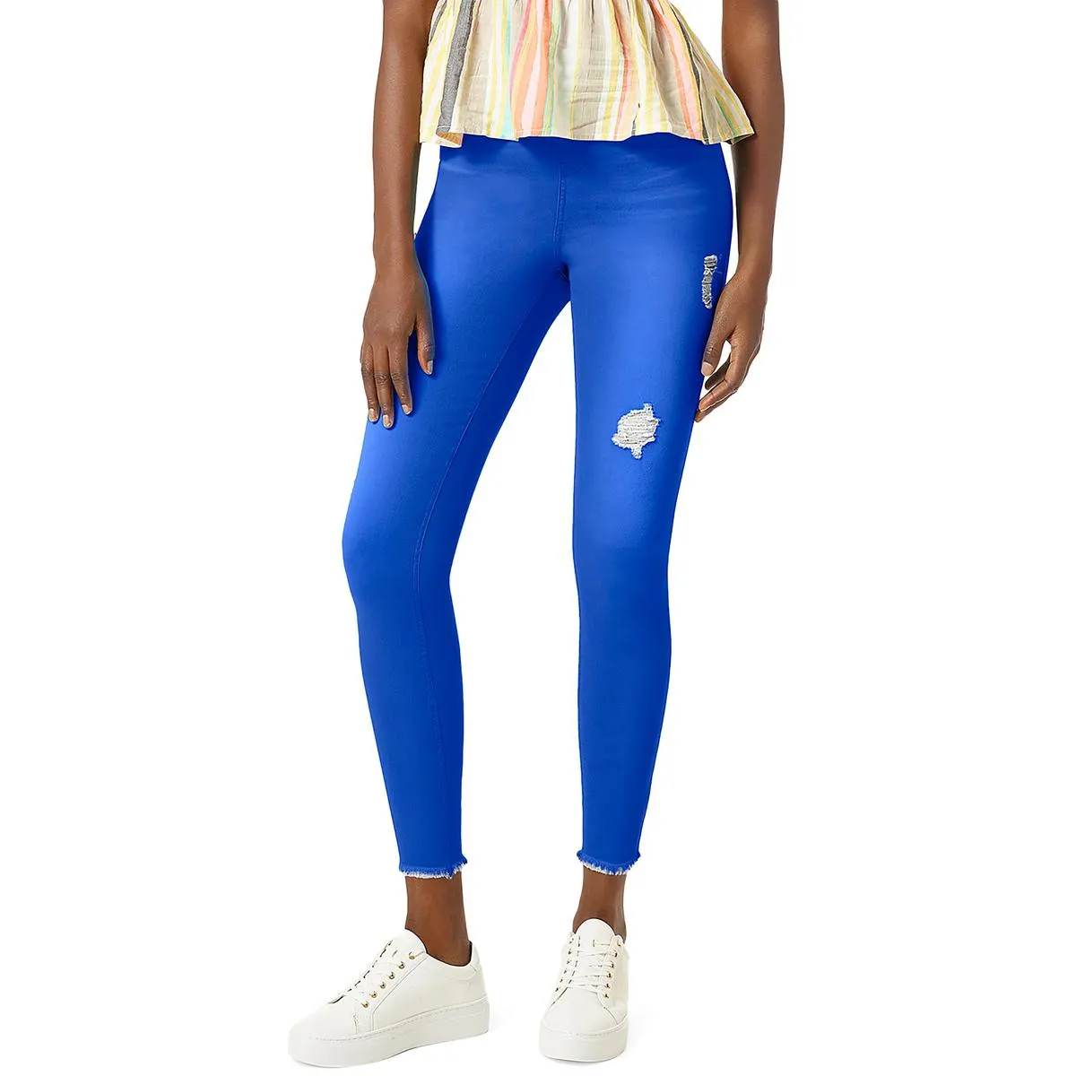 Jeggings en rayon délavé pour femme Hue