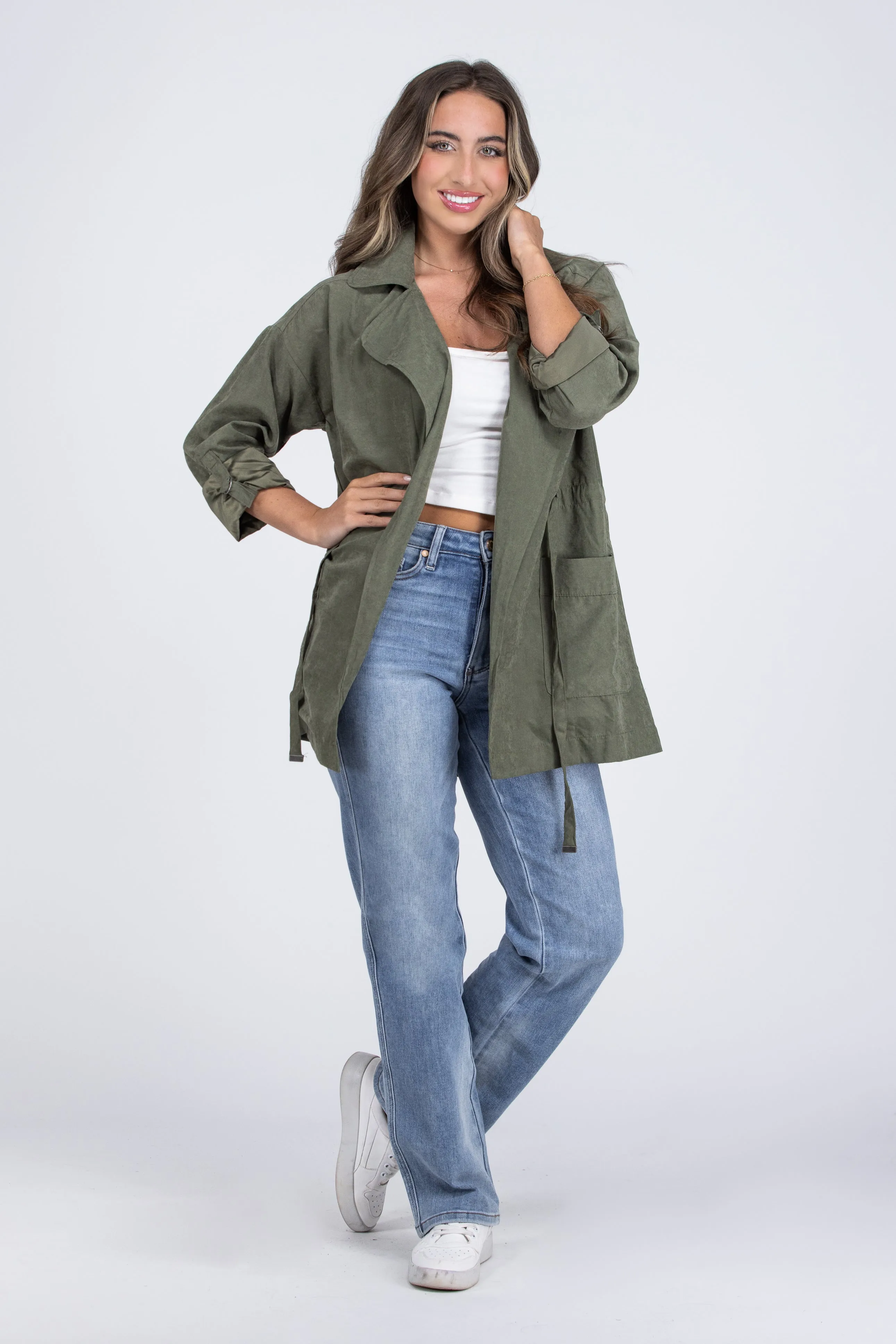Veste Femme du Matin Sans Fermeture Avant à Cordons