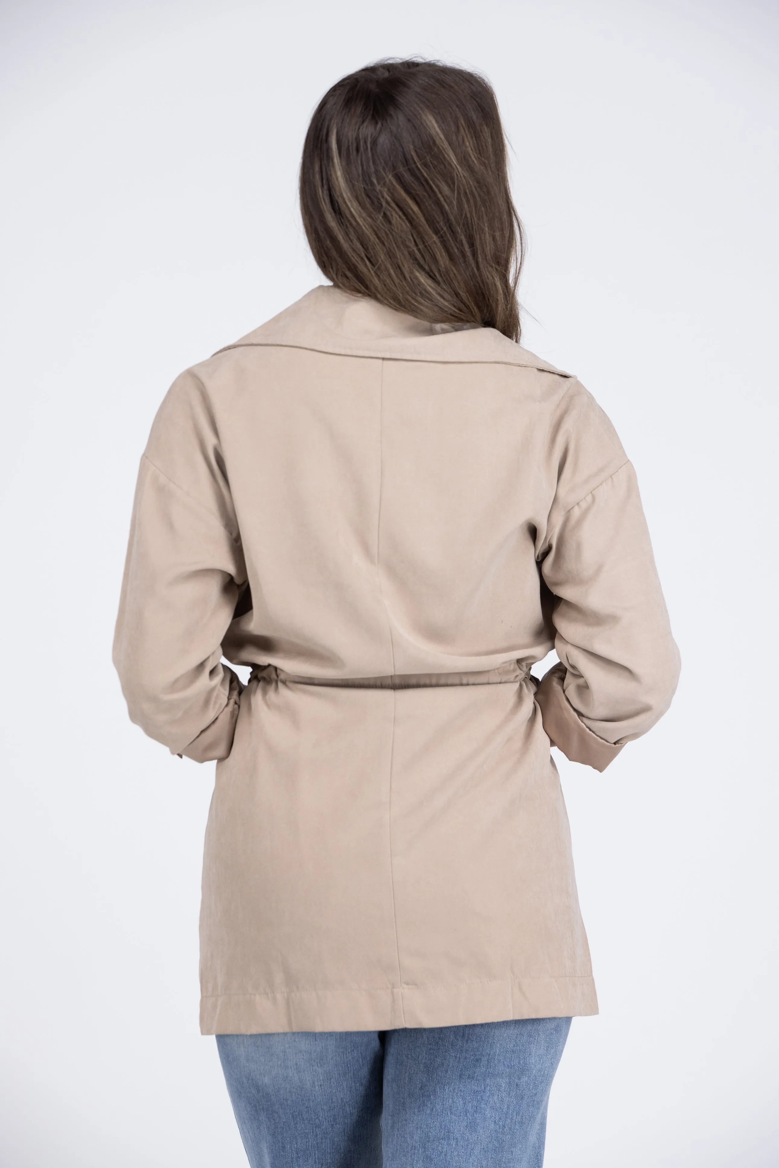 Veste Femme du Matin Sans Fermeture Avant à Cordons