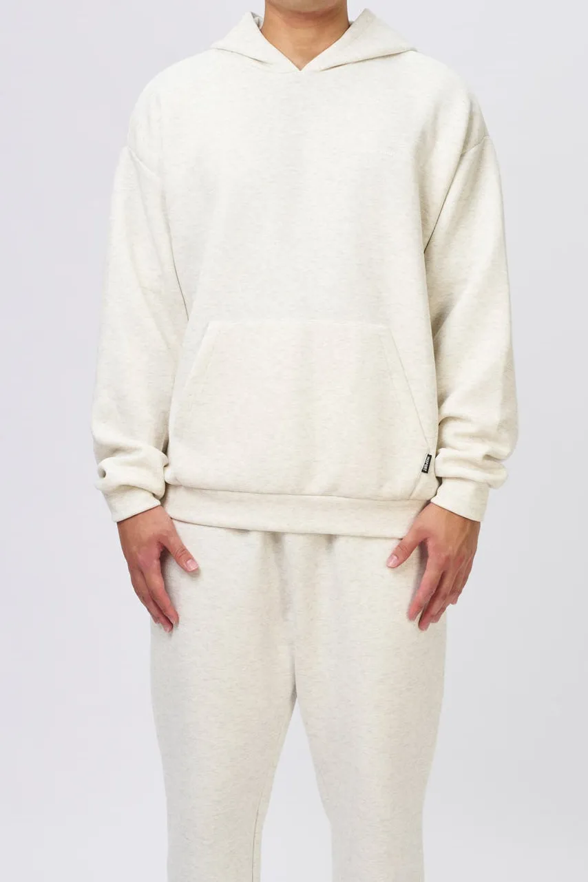 INSPORT PULL À CAPUCHE EN POLAIRE POUR HOMME DENVER COULEUR FLOCONS D'AVOINE