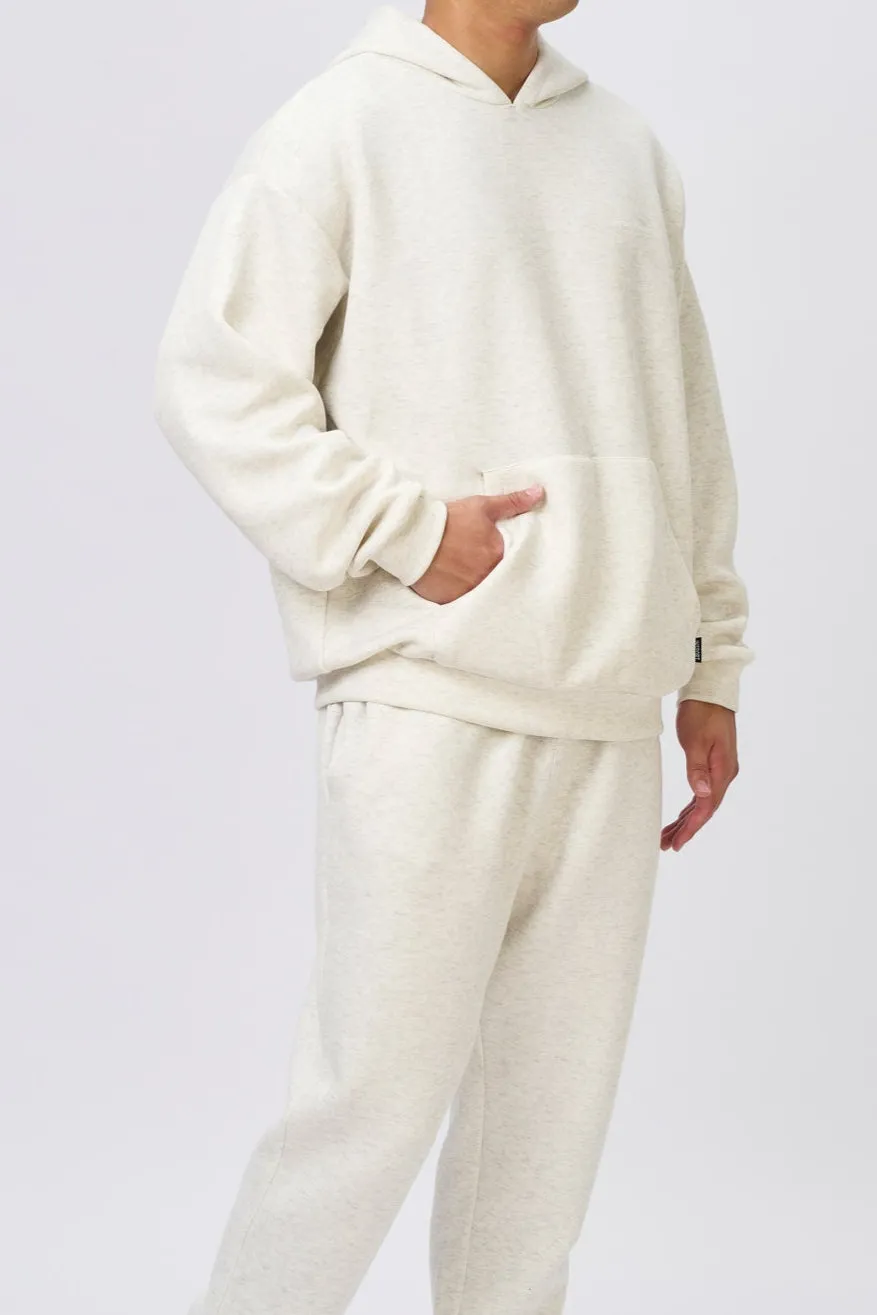 INSPORT PULL À CAPUCHE EN POLAIRE POUR HOMME DENVER COULEUR FLOCONS D'AVOINE