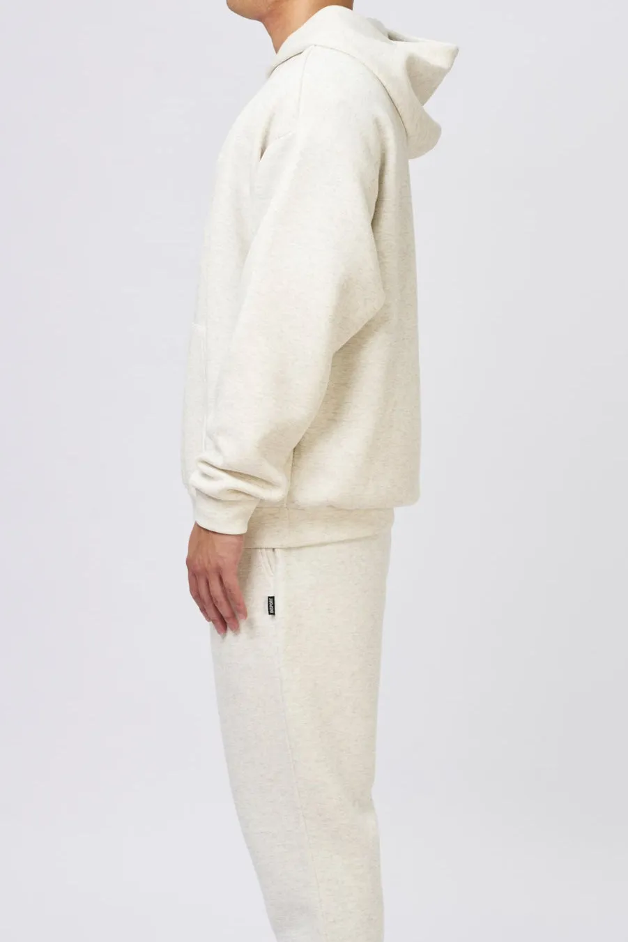 INSPORT PULL À CAPUCHE EN POLAIRE POUR HOMME DENVER COULEUR FLOCONS D'AVOINE