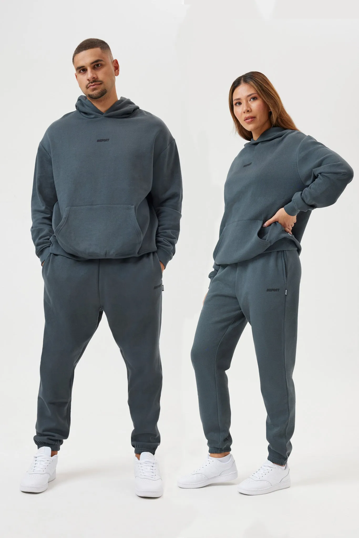 INSPORT HOODIE UNISEX FRANKIE CARBONE BLEU