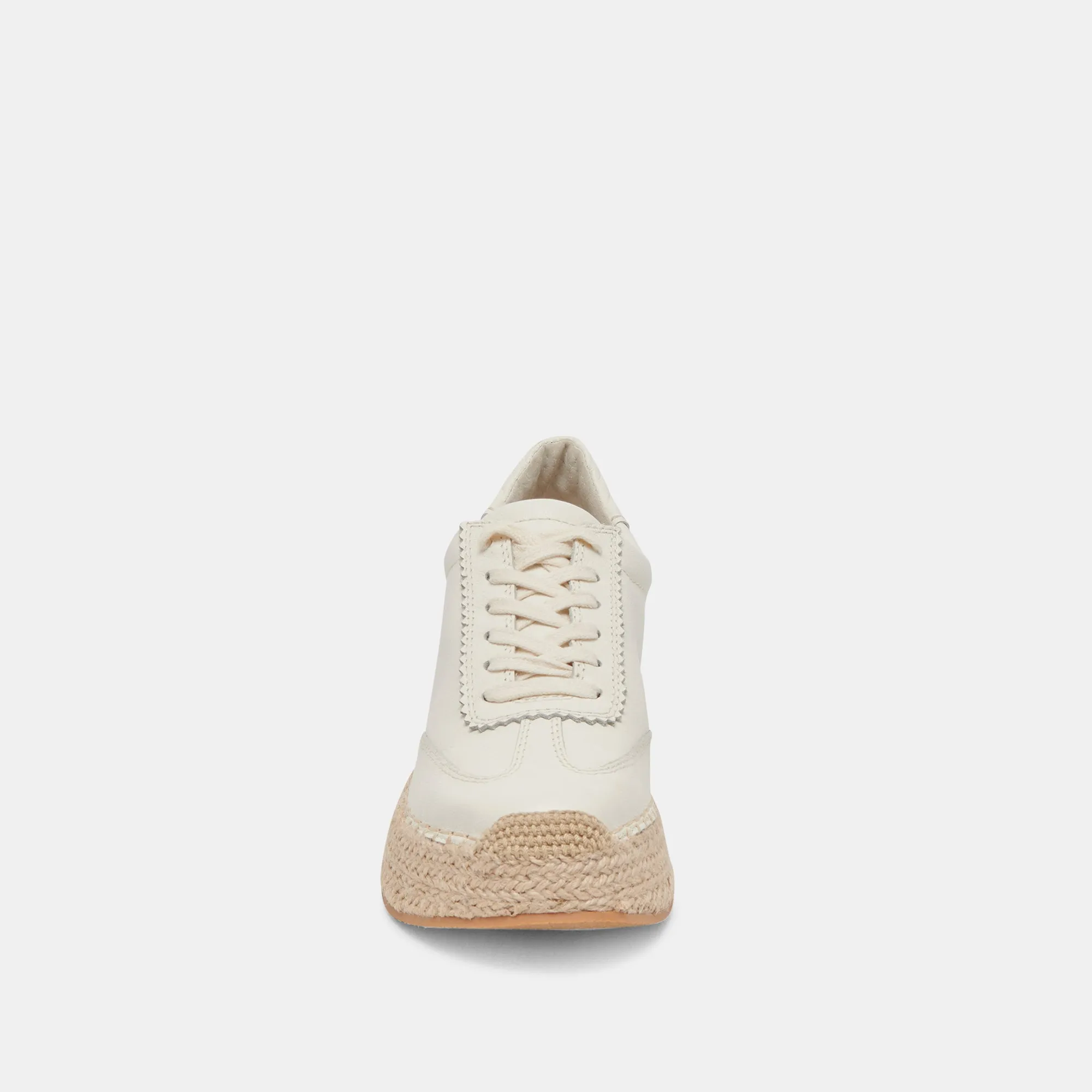JAJA SNEAKERS CUIR BLANC