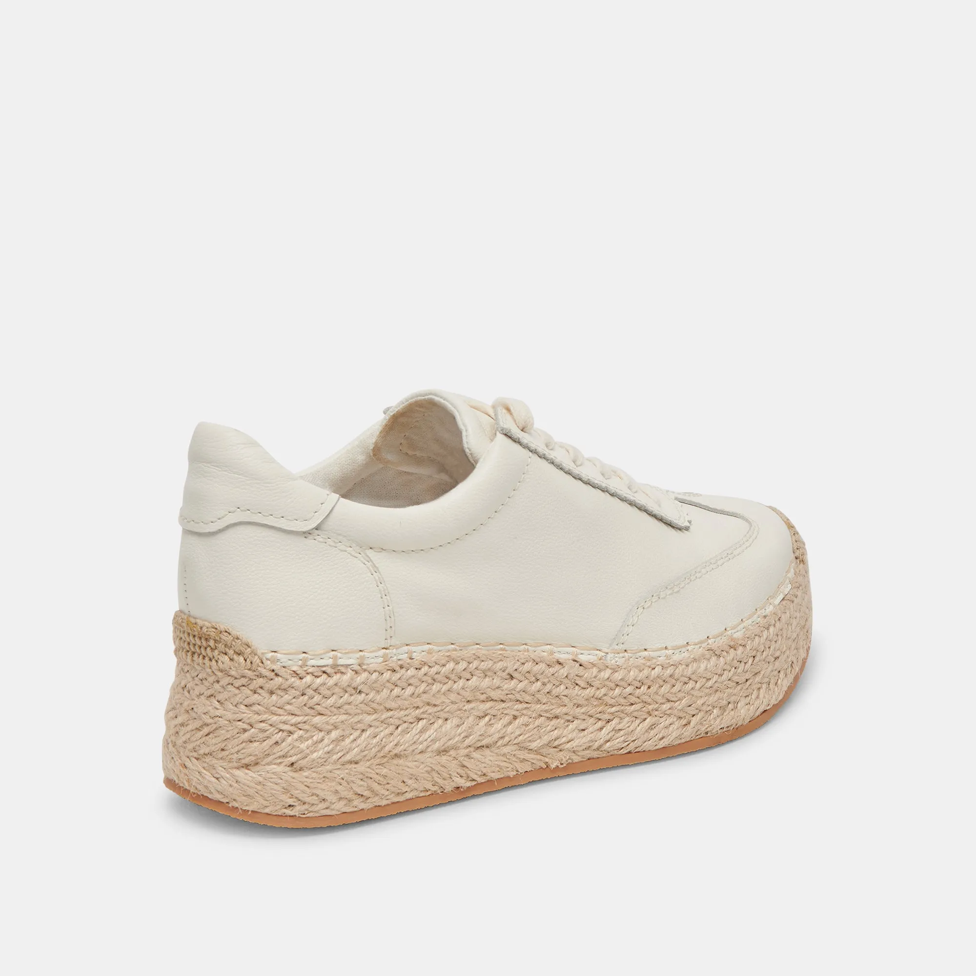 JAJA SNEAKERS CUIR BLANC
