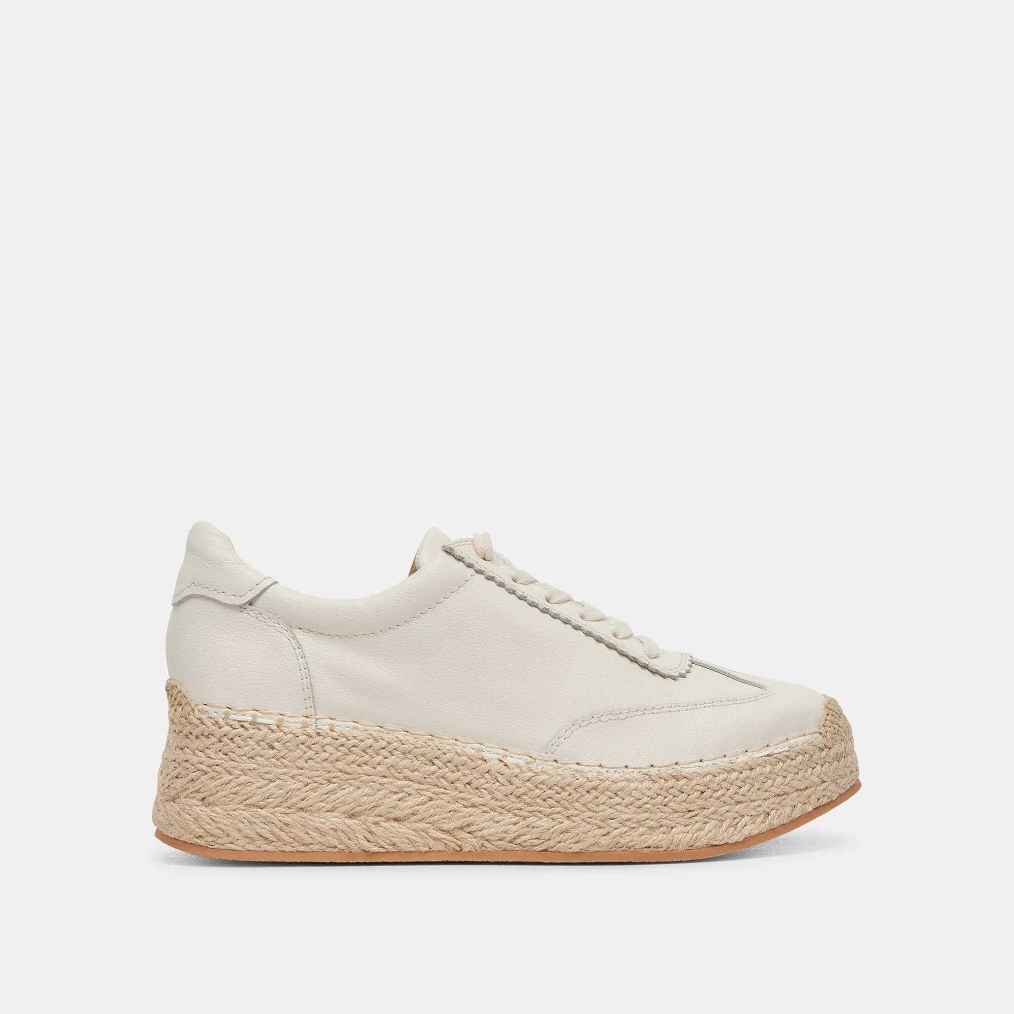 JAJA SNEAKERS CUIR BLANC