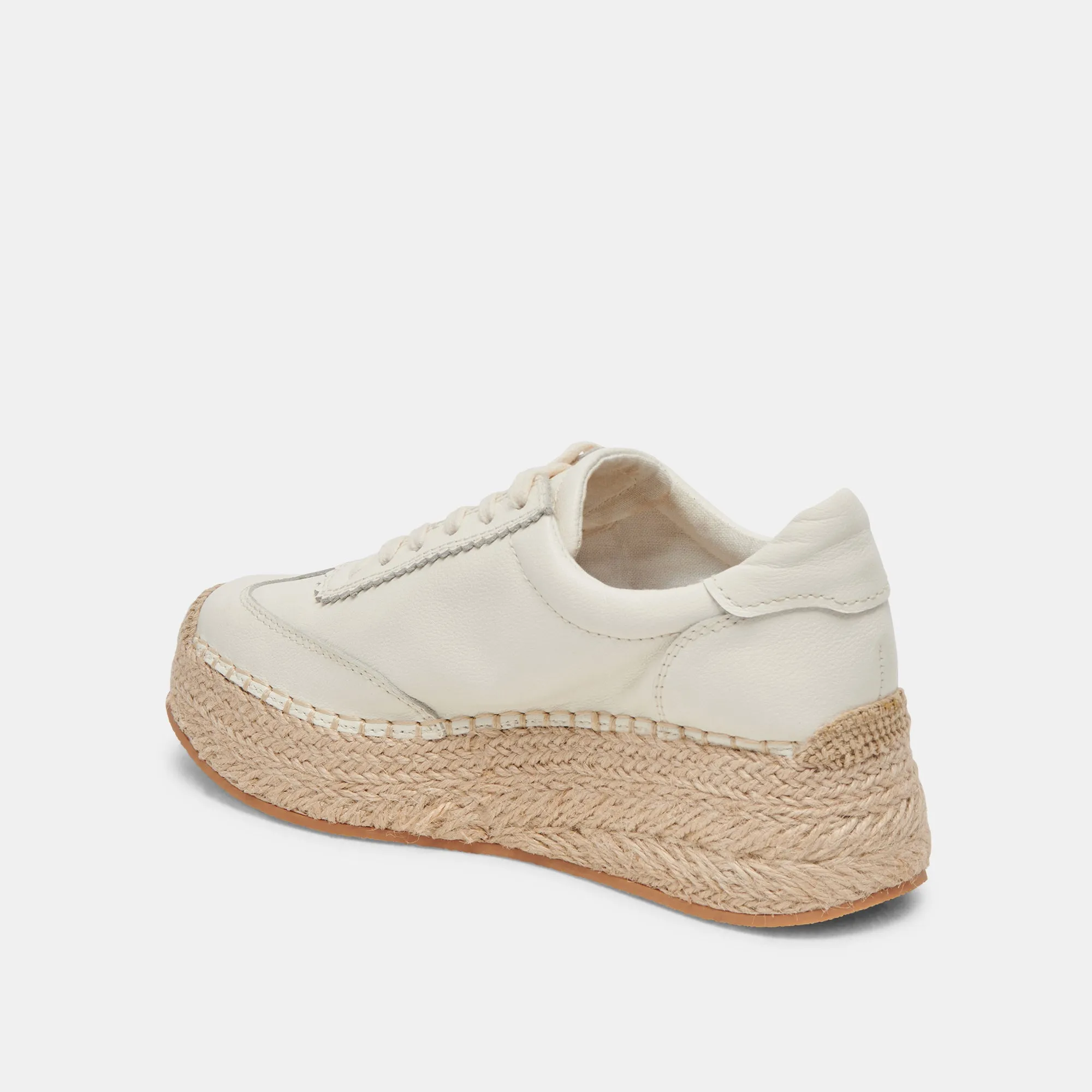 JAJA SNEAKERS CUIR BLANC