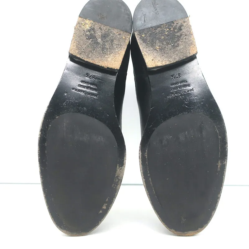 Bottes Chelsea Jenni Kayne en cuir noir taille 37.5, bottes plates à la cheville