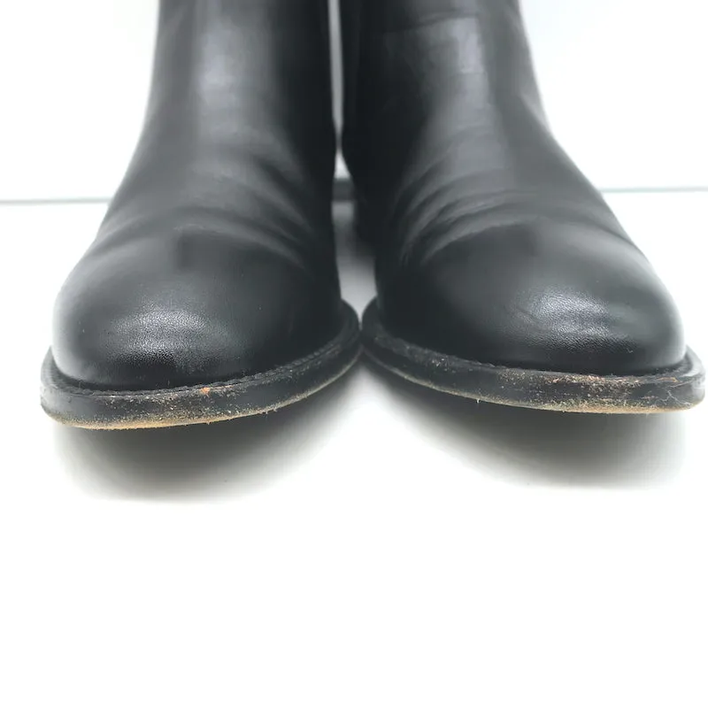 Bottes Chelsea Jenni Kayne en cuir noir taille 37.5, bottes plates à la cheville