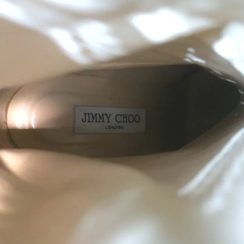 Bottes cheville Jimmy Choo Tari à clous en daim noir Taille 39.5