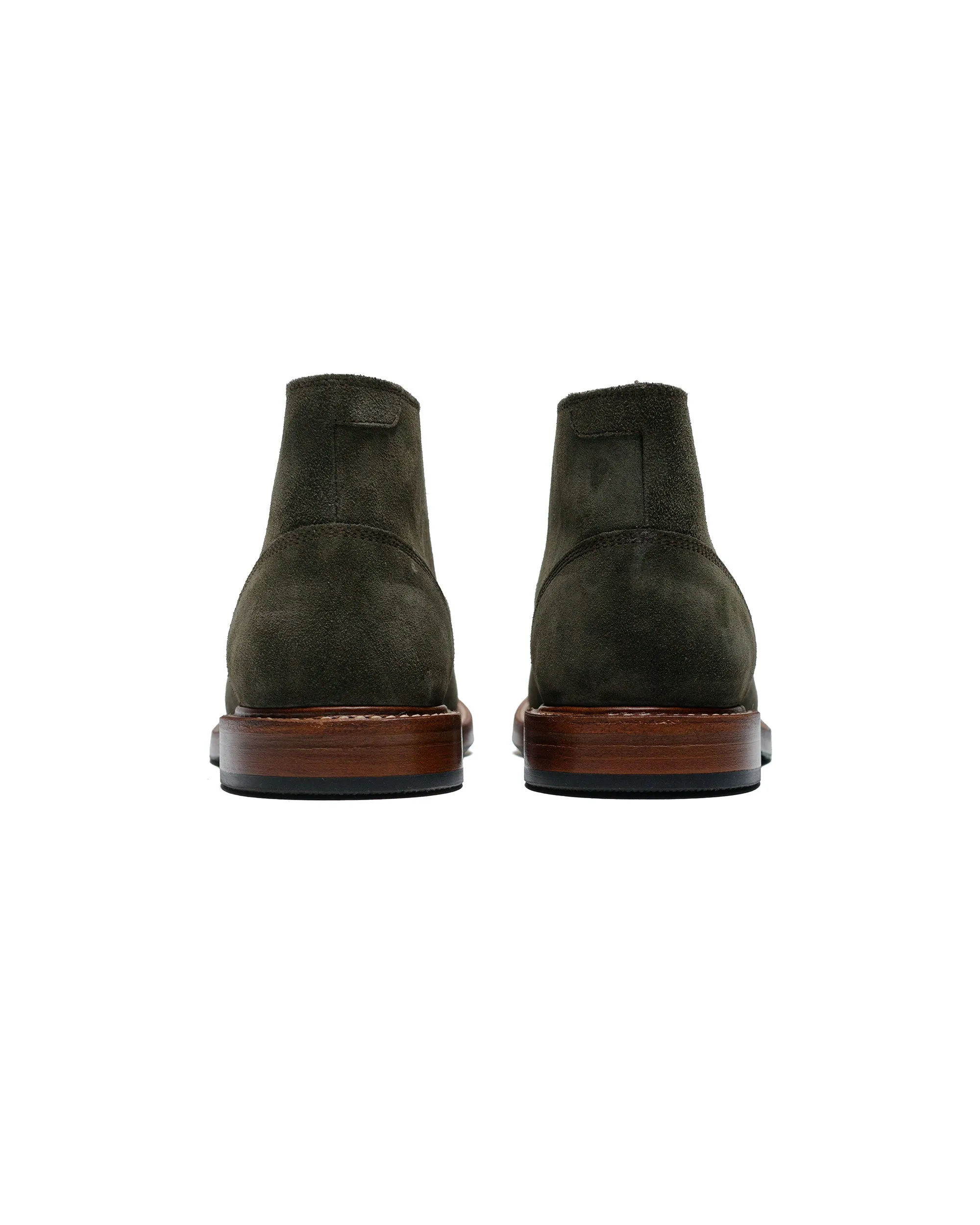 John Lofgren Bootmaker Les Bottes Chukka Inébranlables en Suède Japonais Olive
