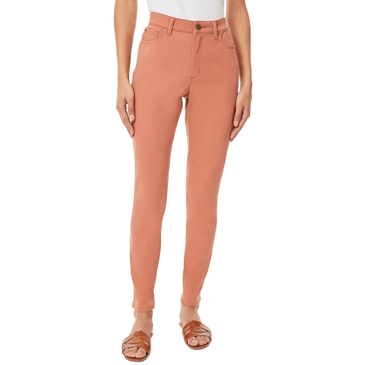 Jones New York Femmes Lexington Cheville Taille Naturelle Jeans Skinny