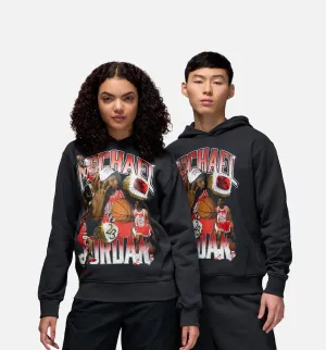 Jordan Clothing Flight Fleece 23 Michael Pullover Mens Hoodie - Black/Red