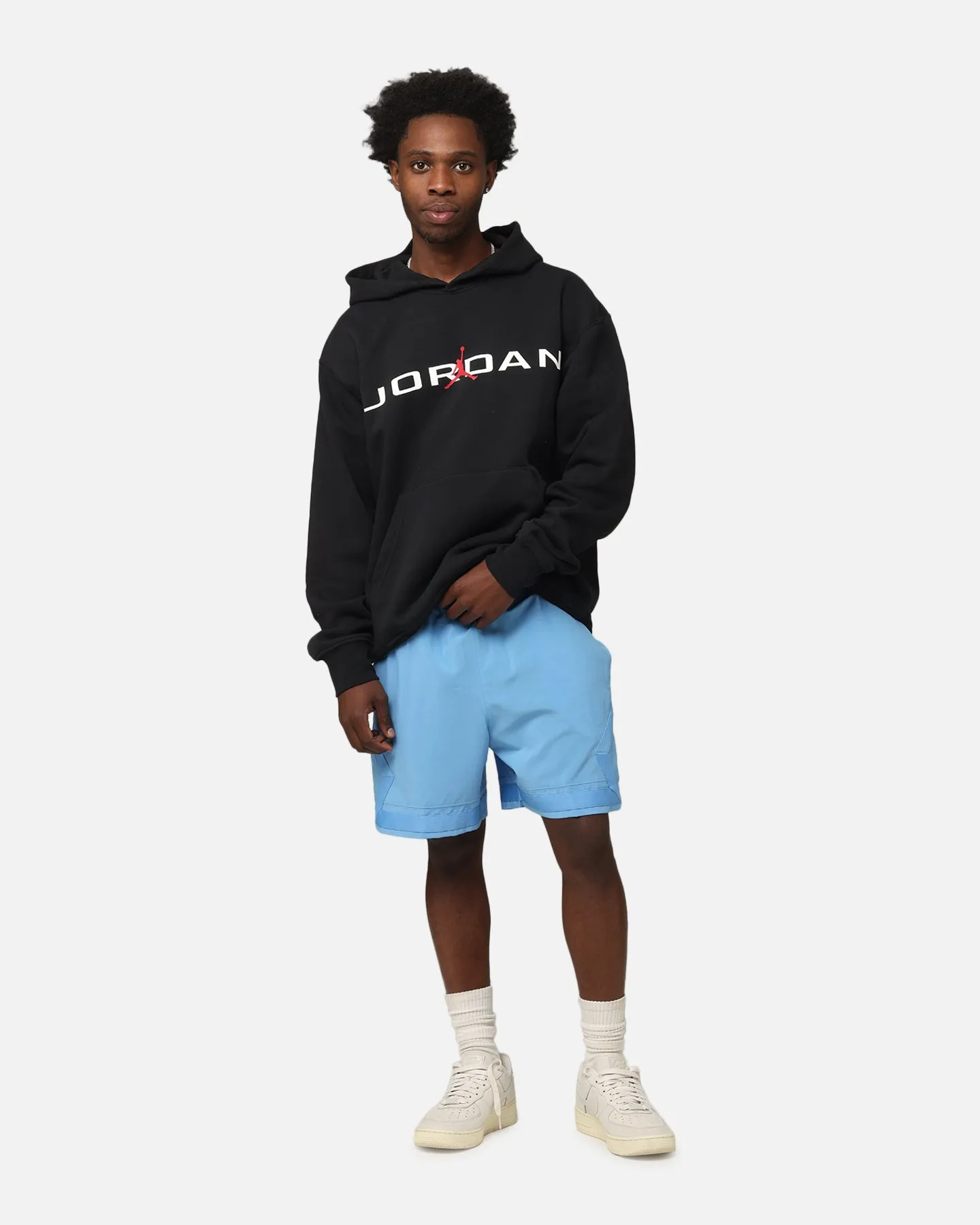 Jordan Essentials Pull à capuche en polaire extensible Noir