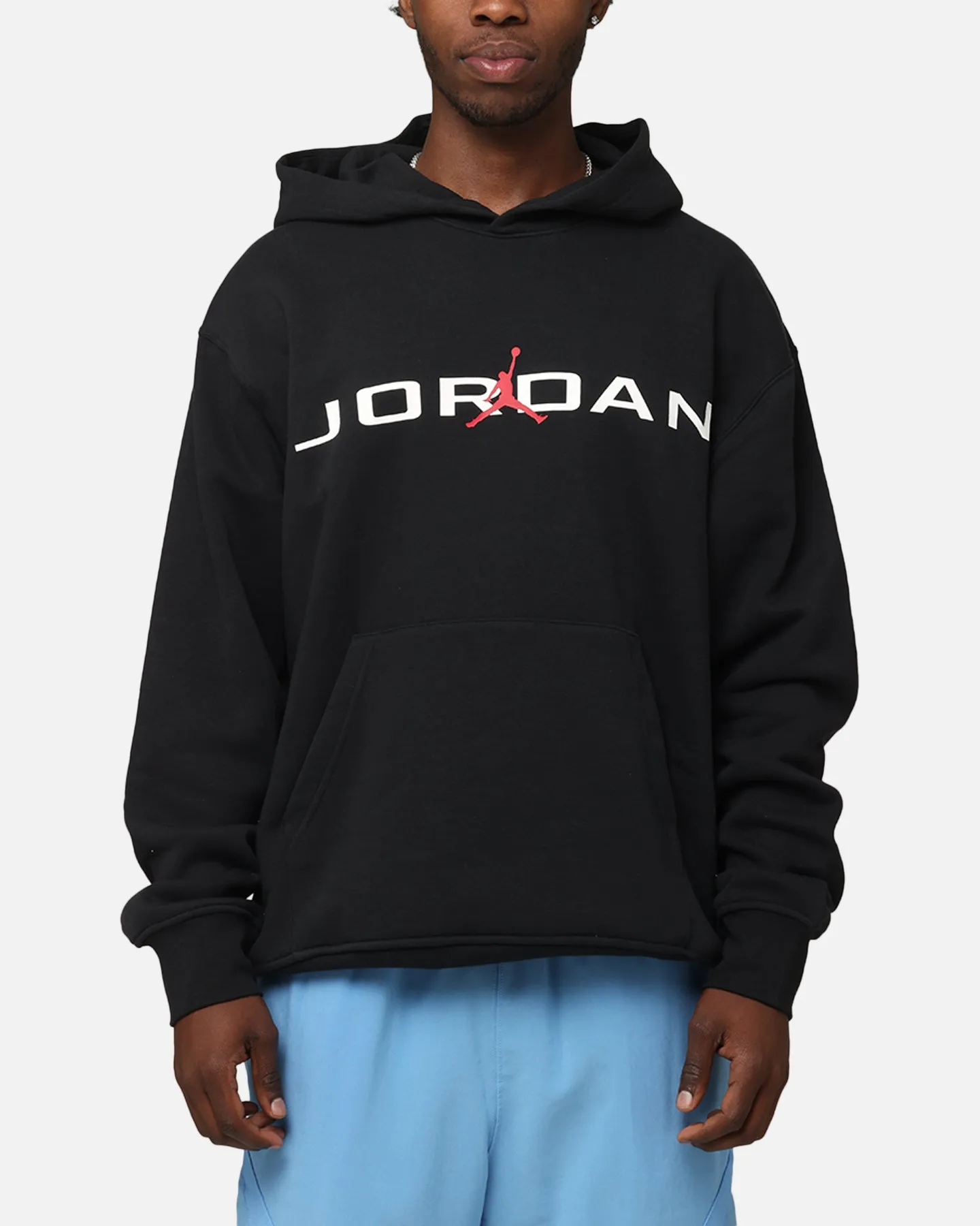 Jordan Essentials Pull à capuche en polaire extensible Noir