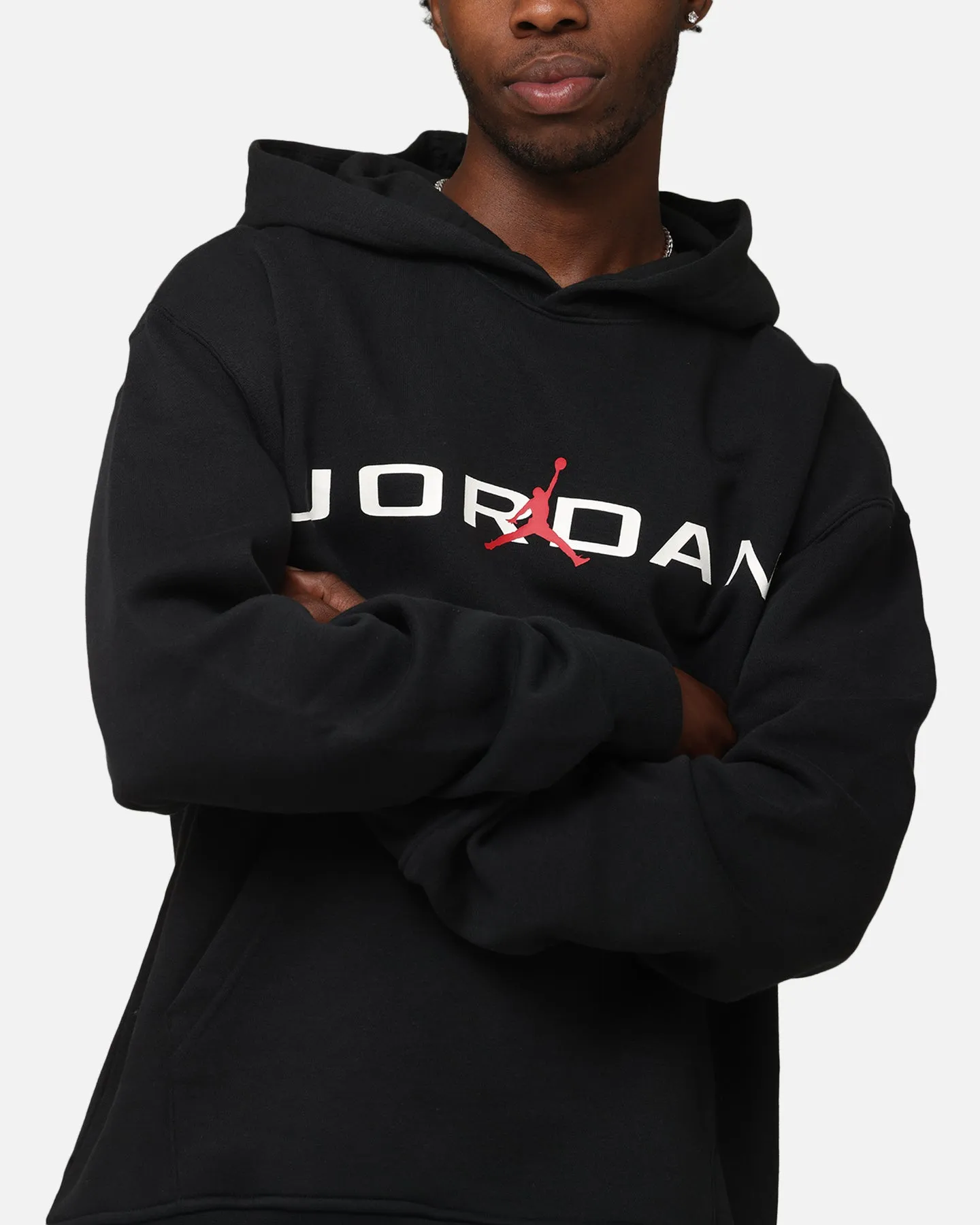 Jordan Essentials Pull à capuche en polaire extensible Noir