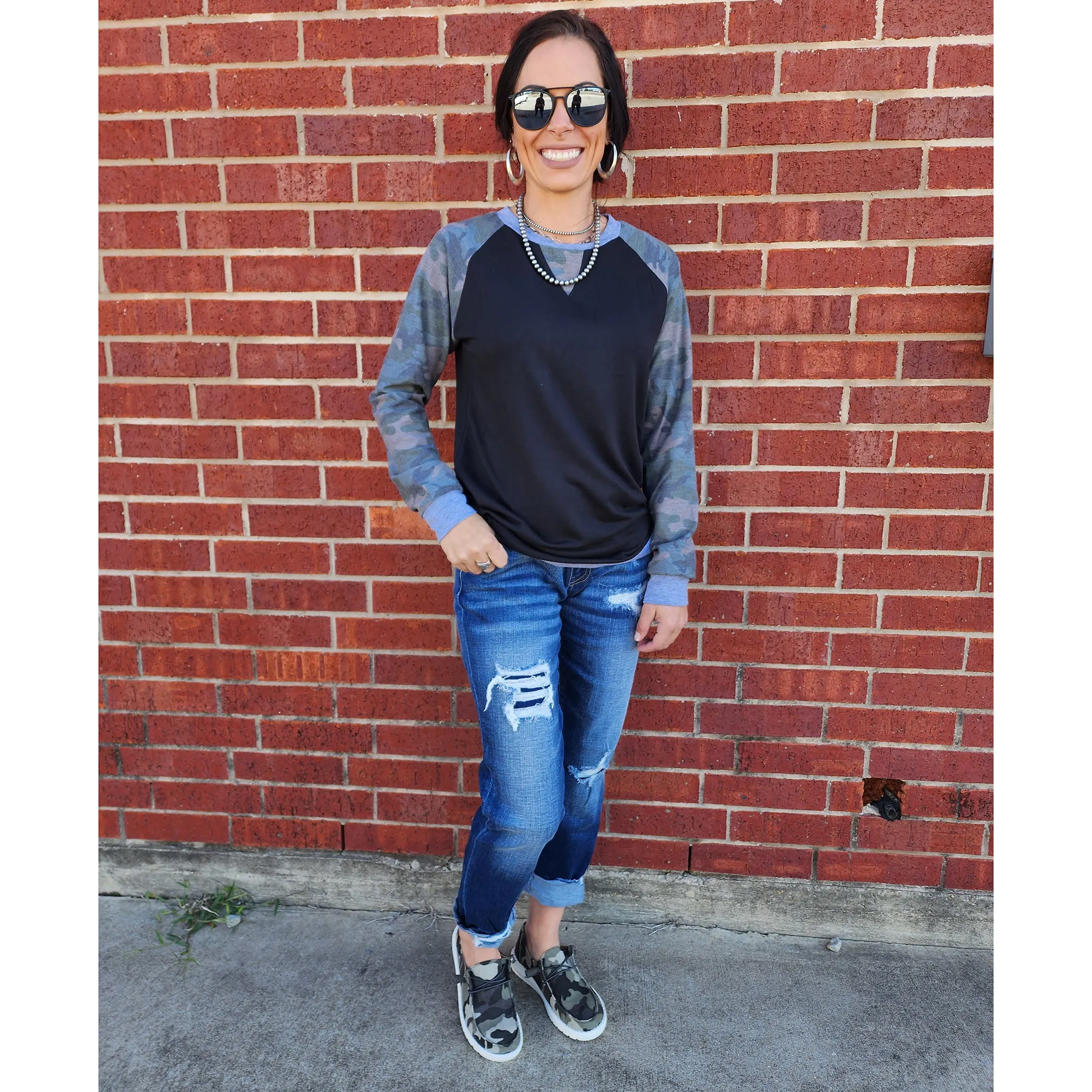 Jeans Boyfriend Effilé KanCan à Taille Moyenne