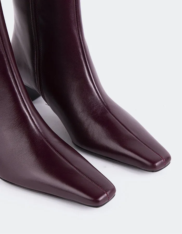 Karylle Cuir Bourgogne