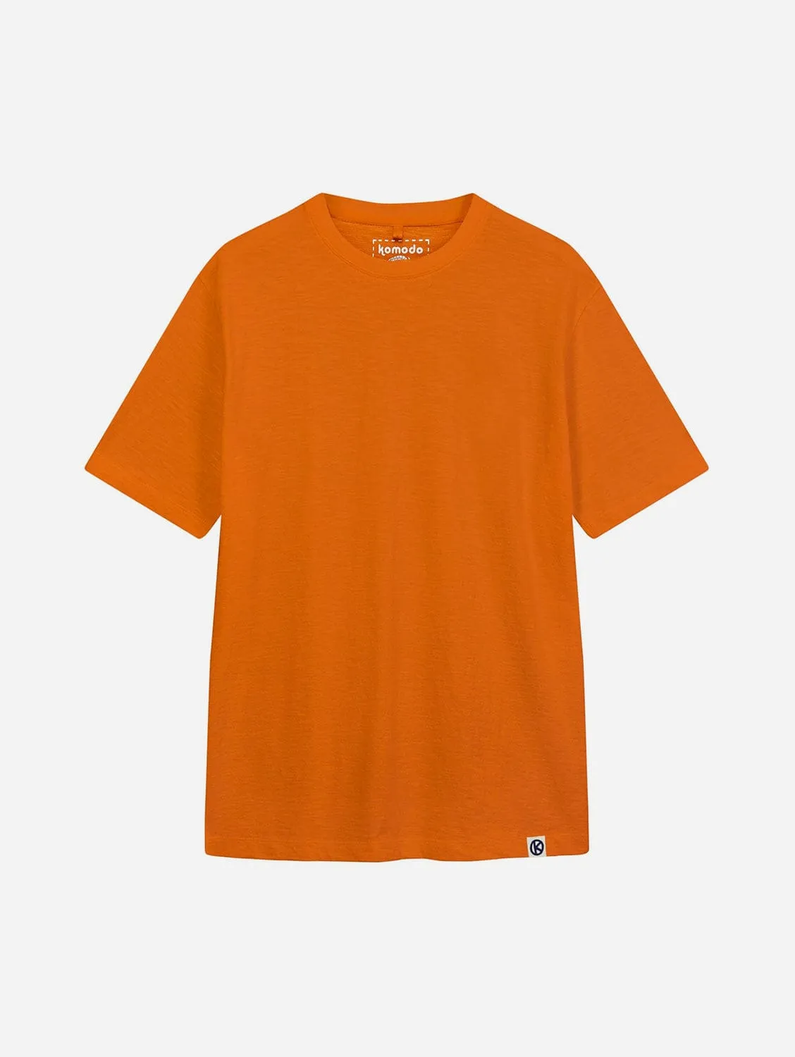 T-shirt en coton bio Kin Men | Orange brûlé