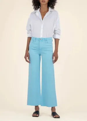Kut From the Kloth Meg High Rise Fab Ab Wide Leg Jeans - Capri Blue