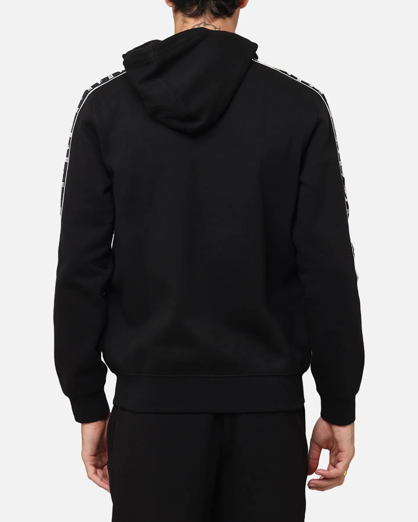 Pull à capuche Lacoste 23 Tape Noir