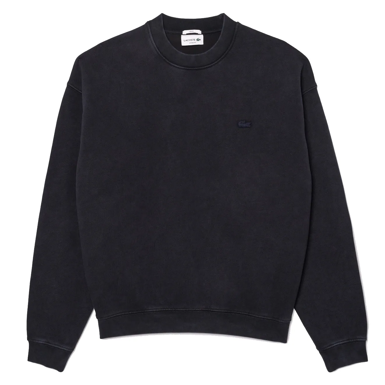Lacoste Sweat-shirt à effet lavé coupe loose noir Vêtements Lacoste