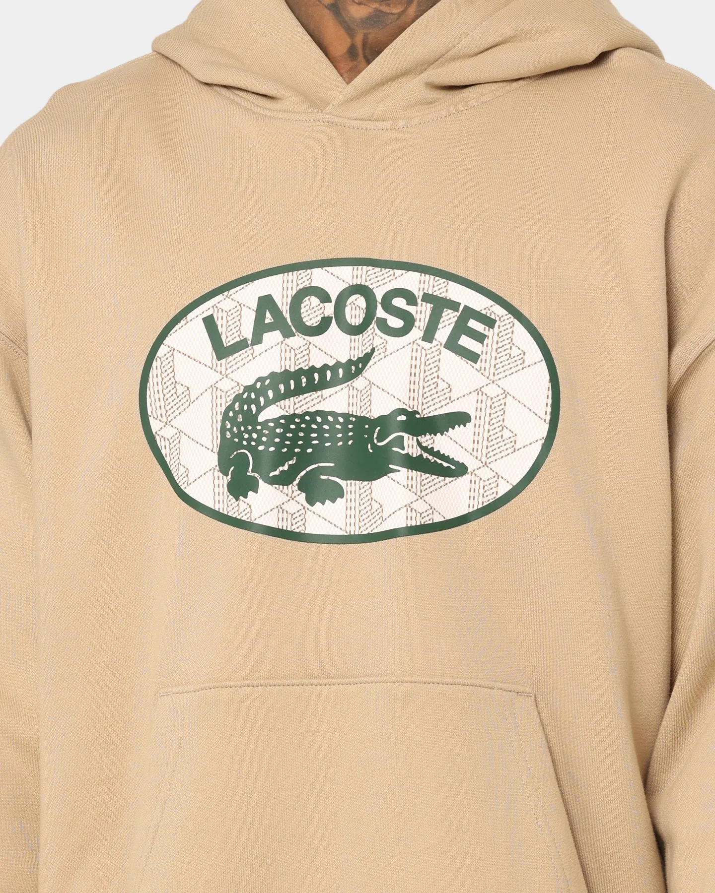 Pull à capuche Lacoste Monogram Logo Viennois