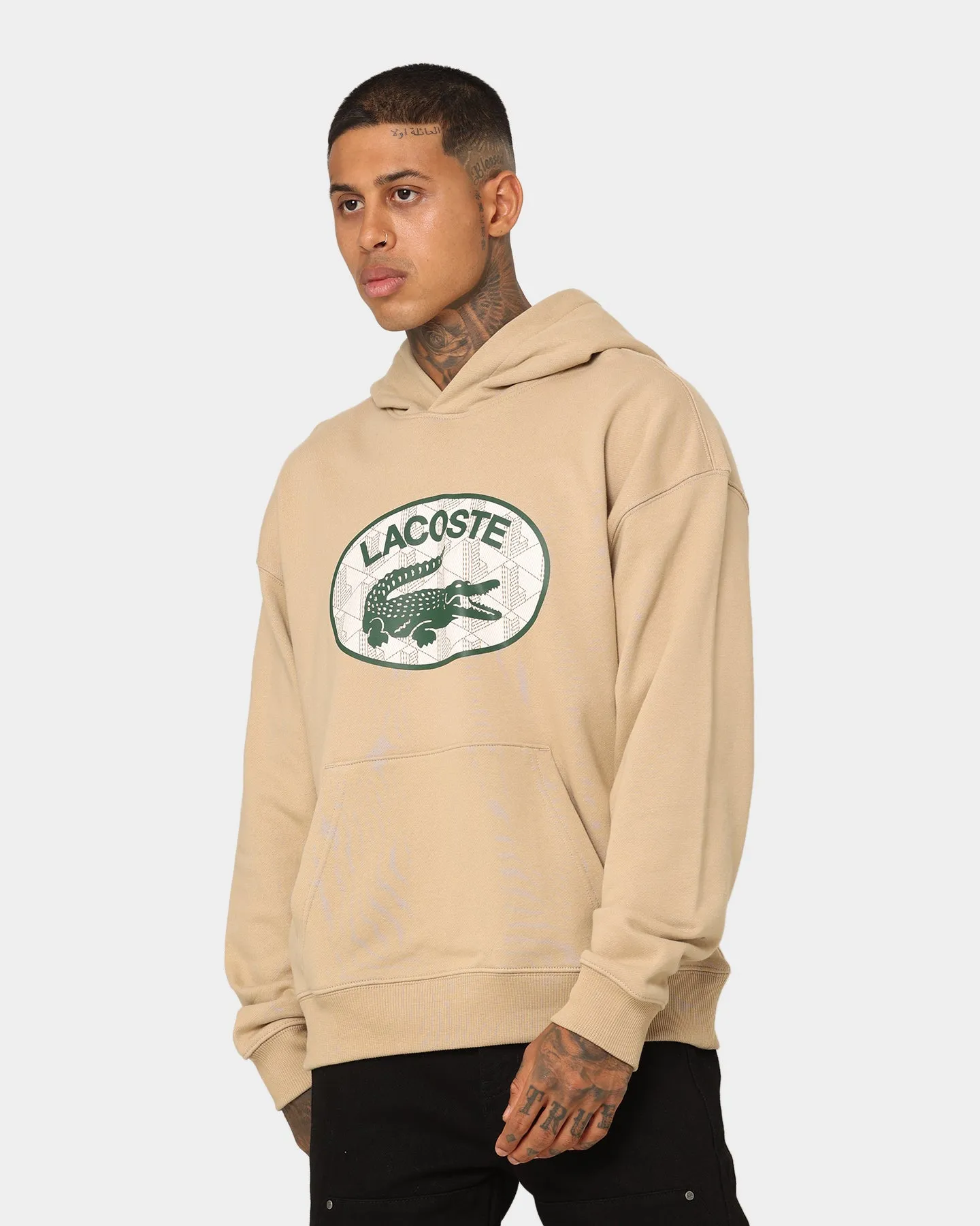 Pull à capuche Lacoste Monogram Logo Viennois
