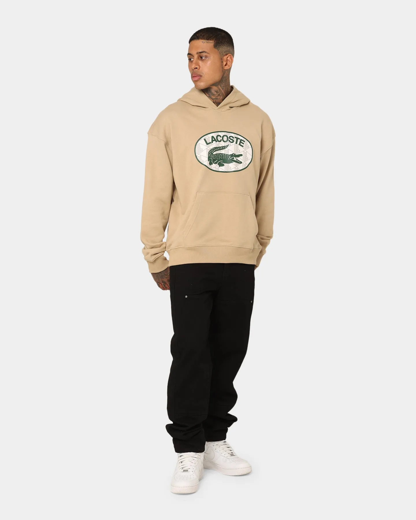 Pull à capuche Lacoste Monogram Logo Viennois