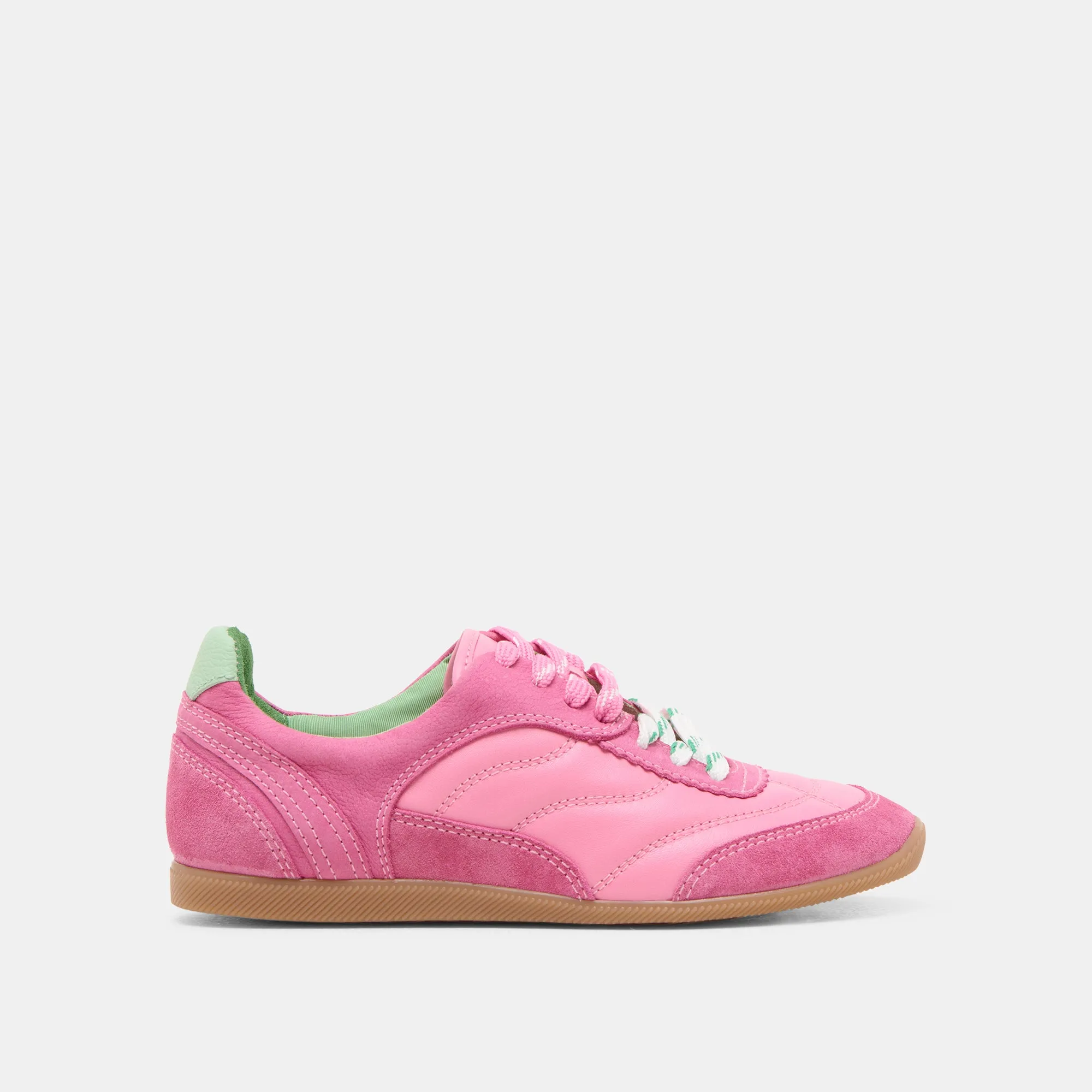 LAINI SNEAKERS ROSE MULTICOLORE EN CUIR