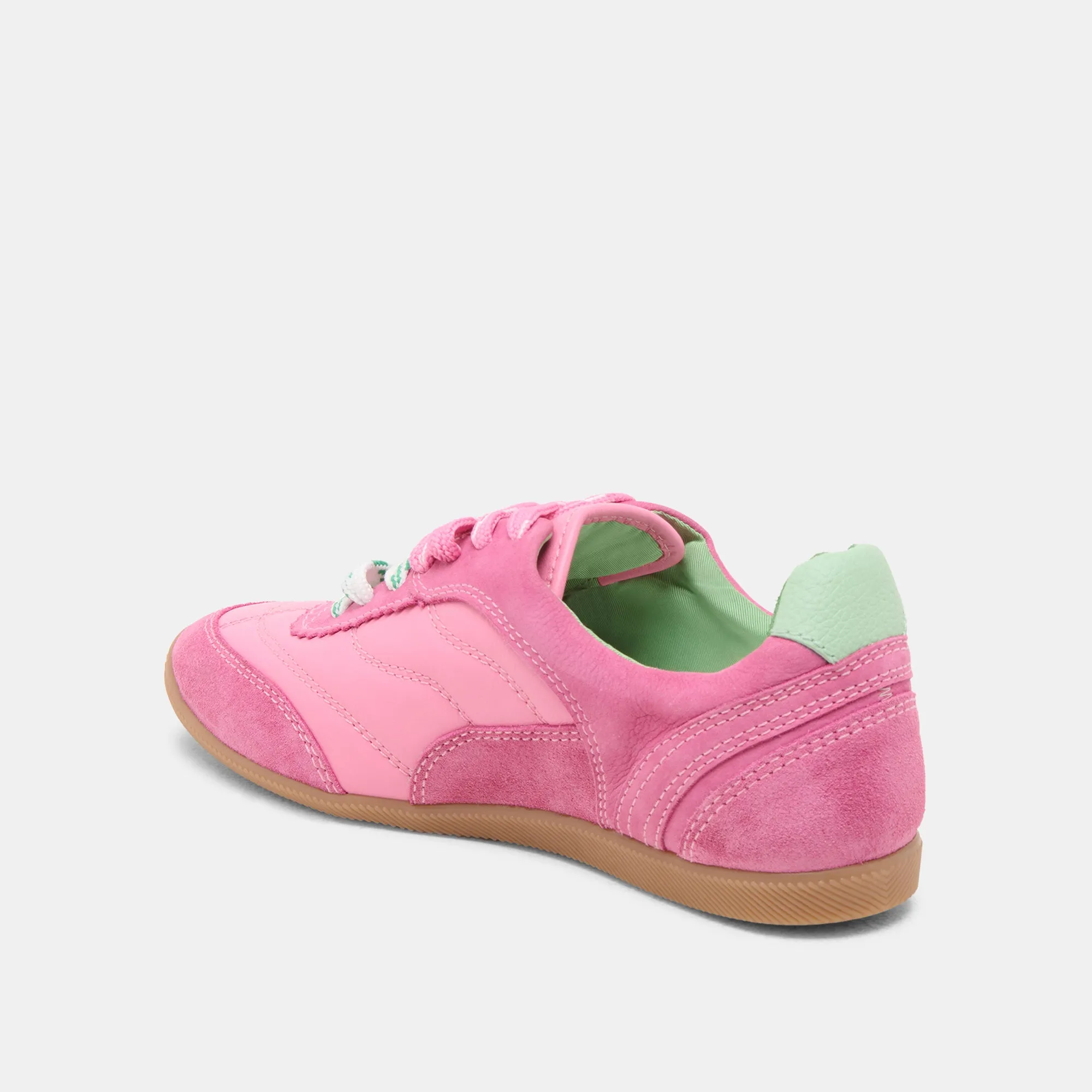 LAINI SNEAKERS ROSE MULTICOLORE EN CUIR