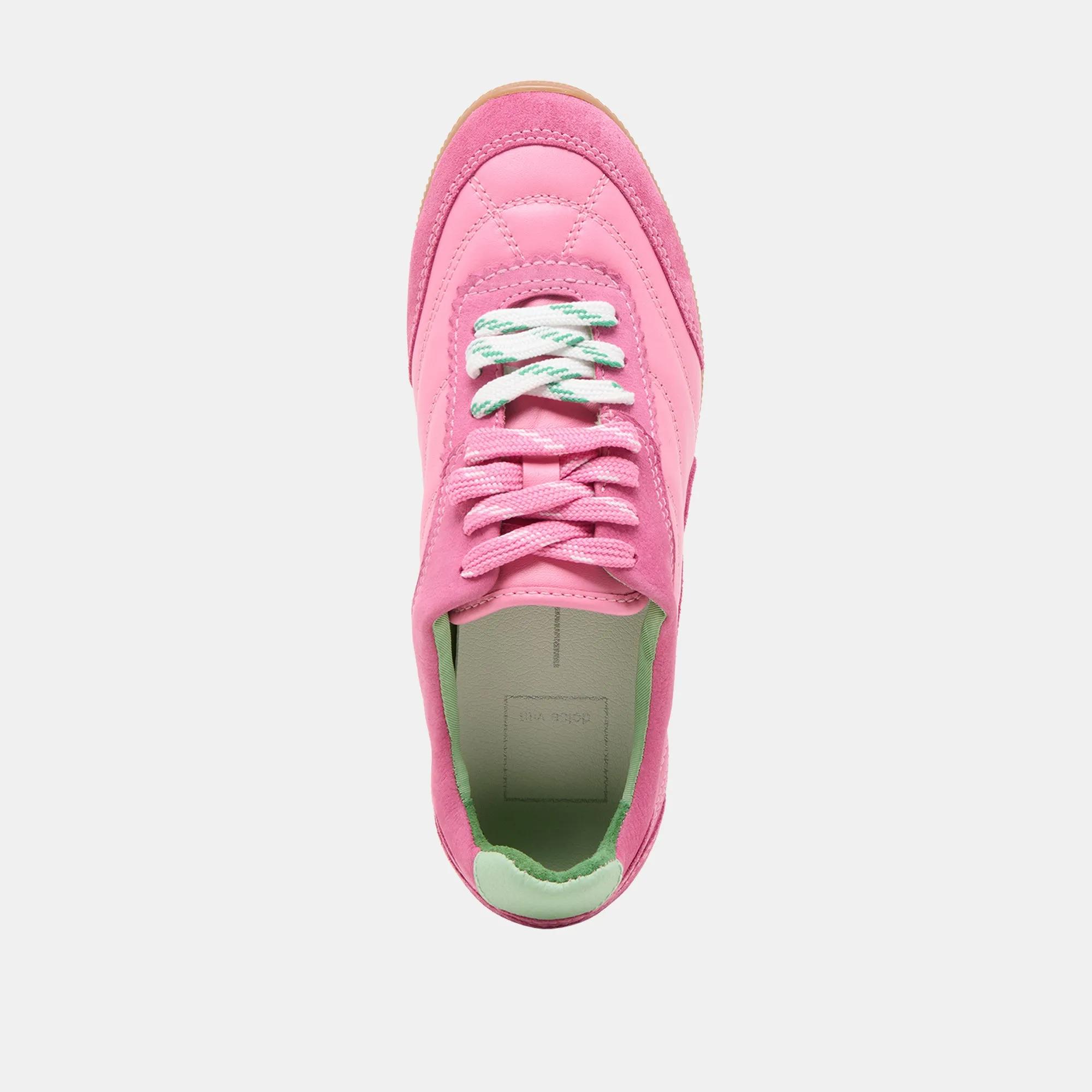 LAINI SNEAKERS ROSE MULTICOLORE EN CUIR