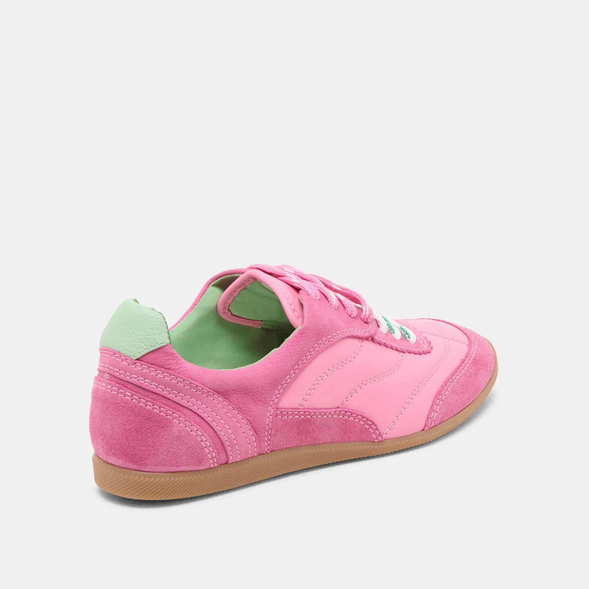 LAINI SNEAKERS ROSE MULTICOLORE EN CUIR