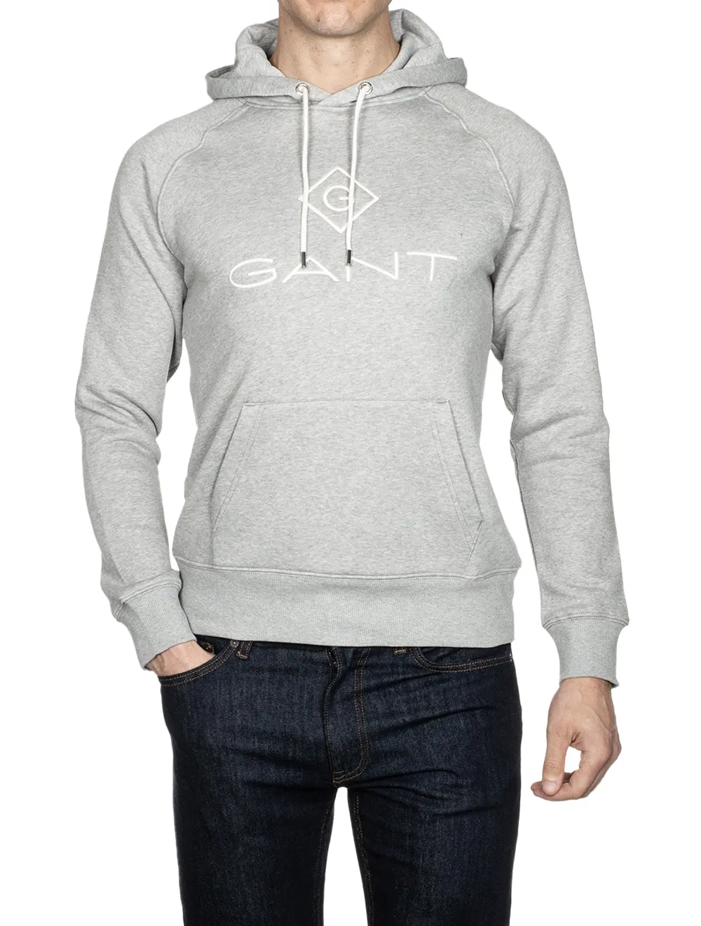 Lock Up Hoodie Gris Mélangé