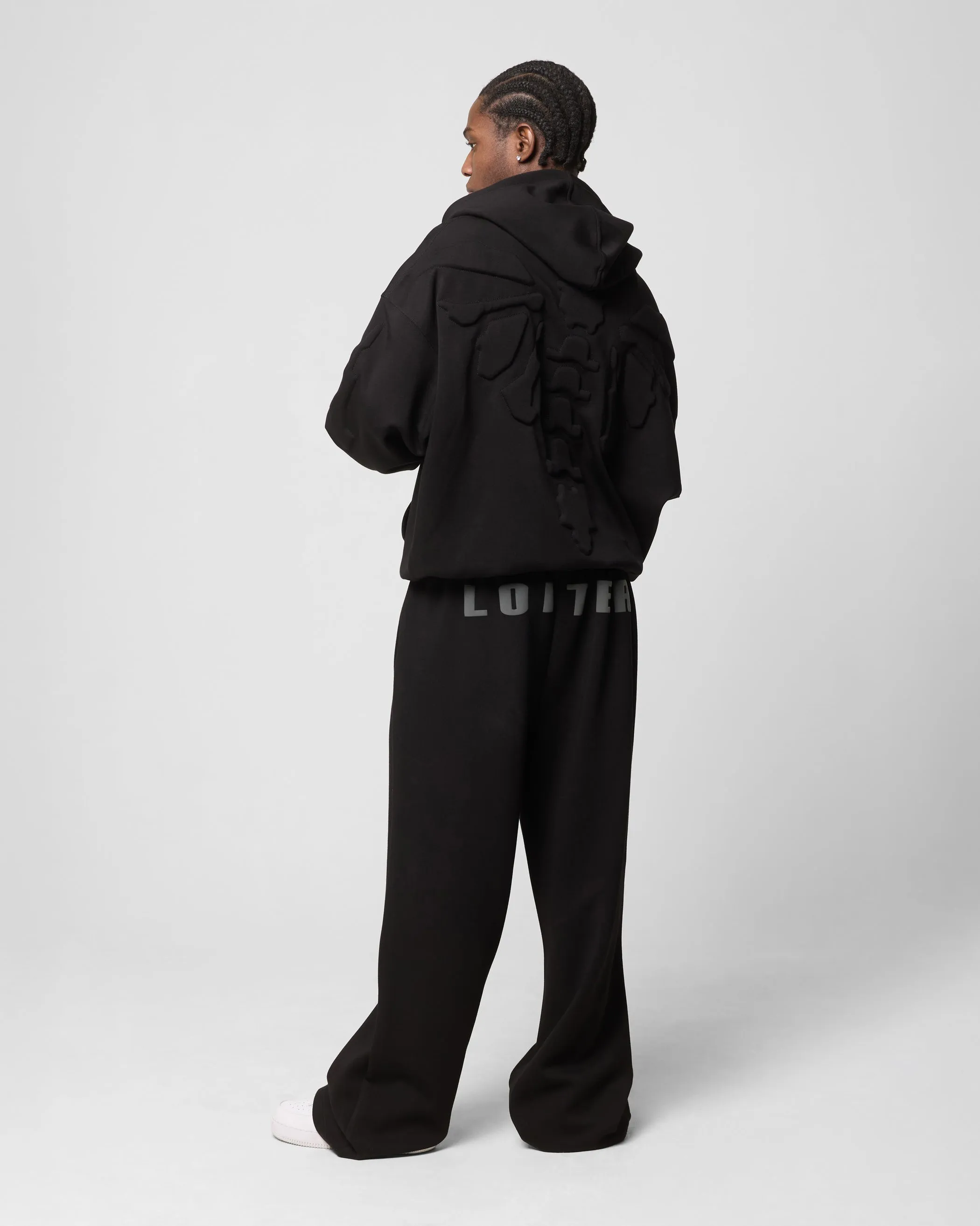 Loiter Sandevistan Sweat à capuche noir