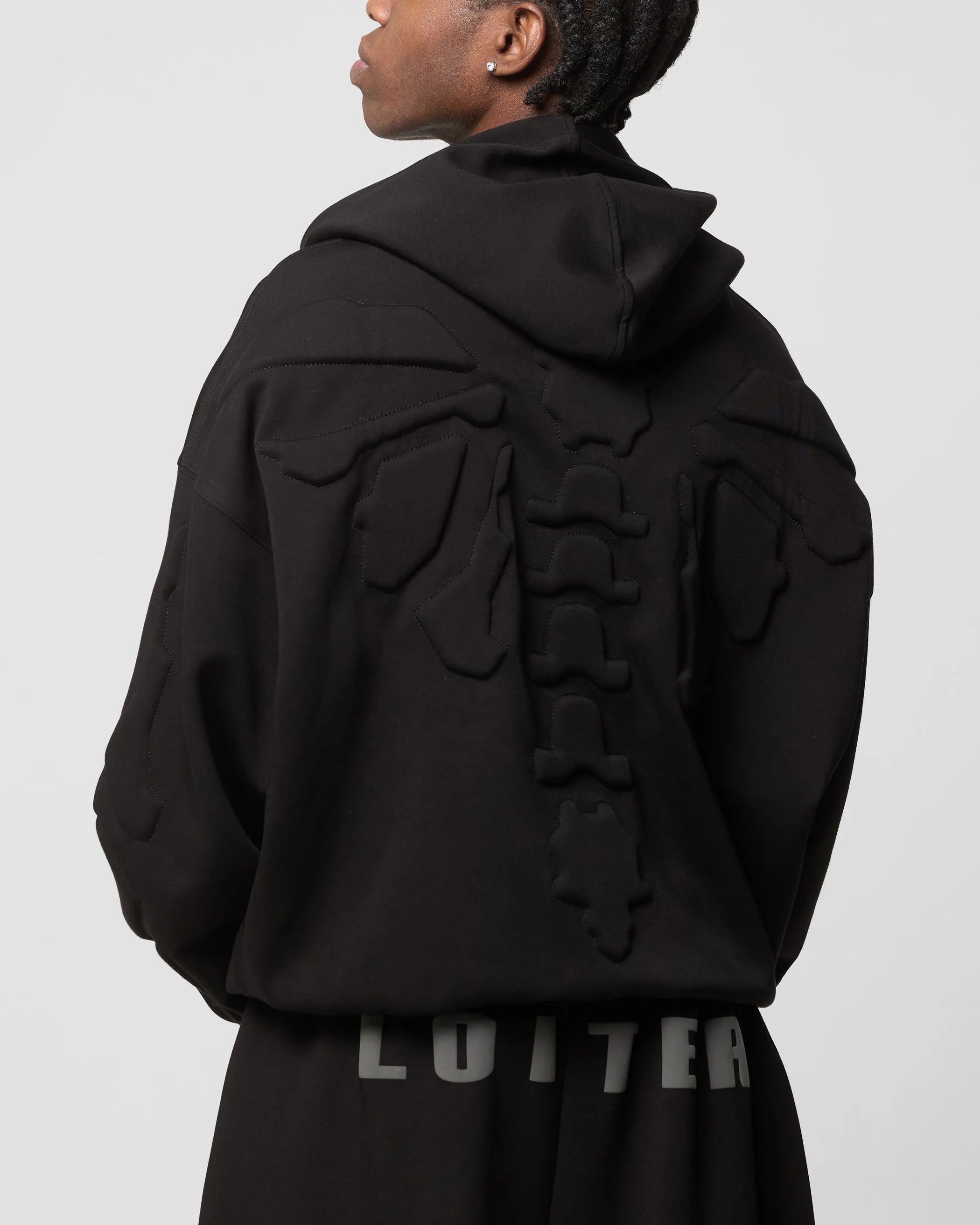 Loiter Sandevistan Sweat à capuche noir