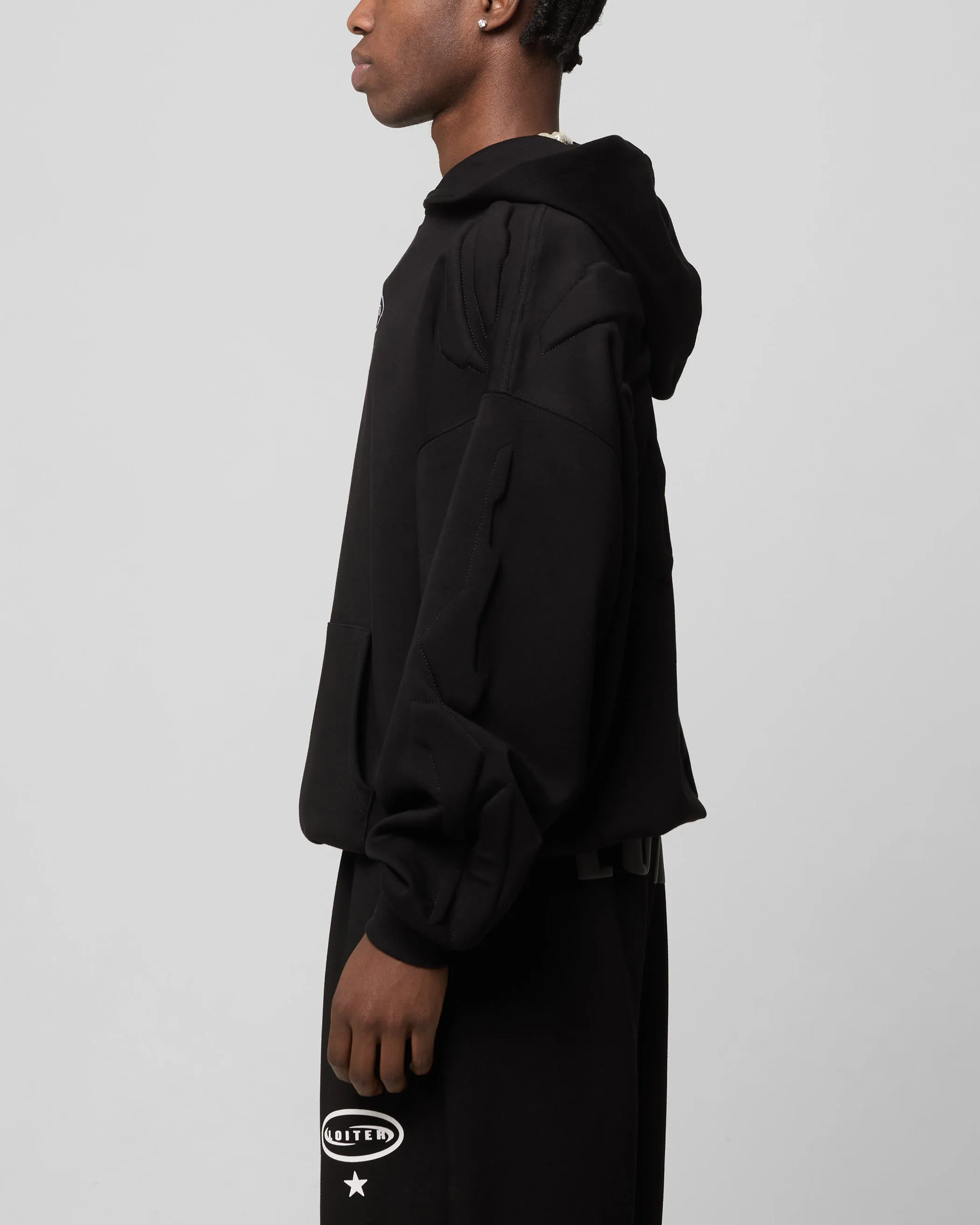 Loiter Sandevistan Sweat à capuche noir