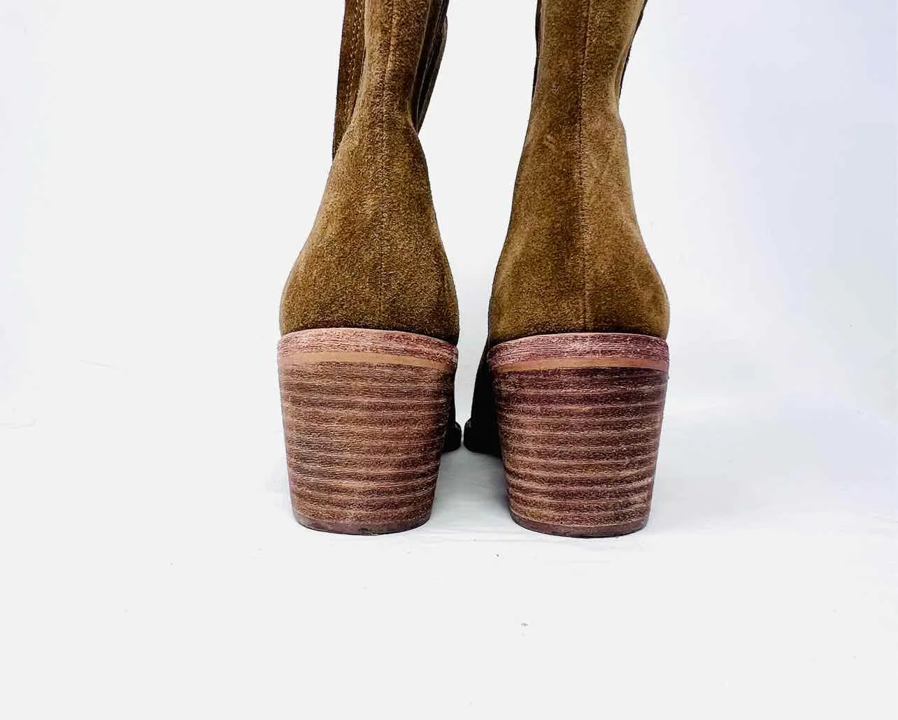 Bottes en daim extensible Madewell taille 10 couleur olive