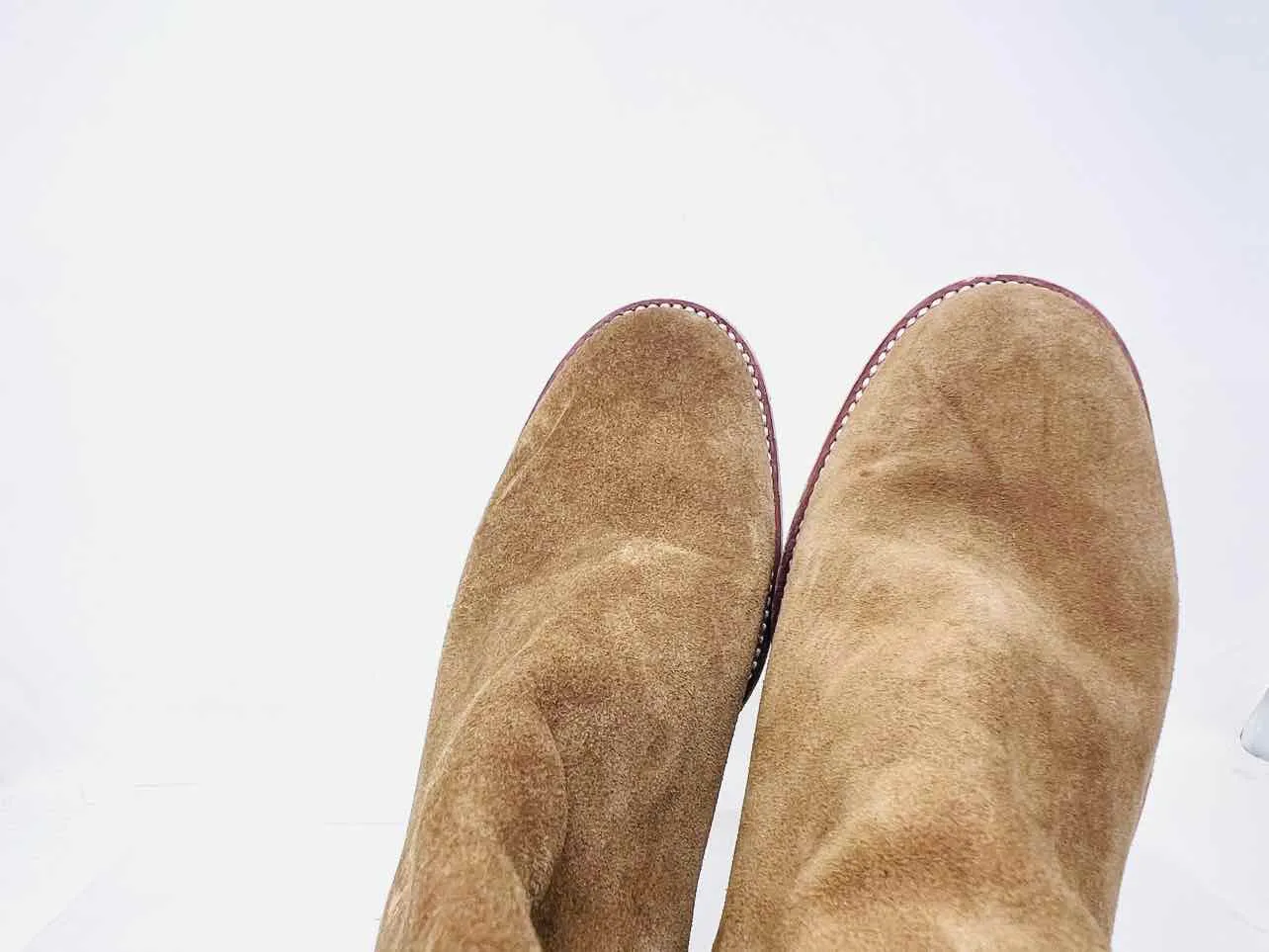 Bottes en daim extensible Madewell taille 10 couleur olive