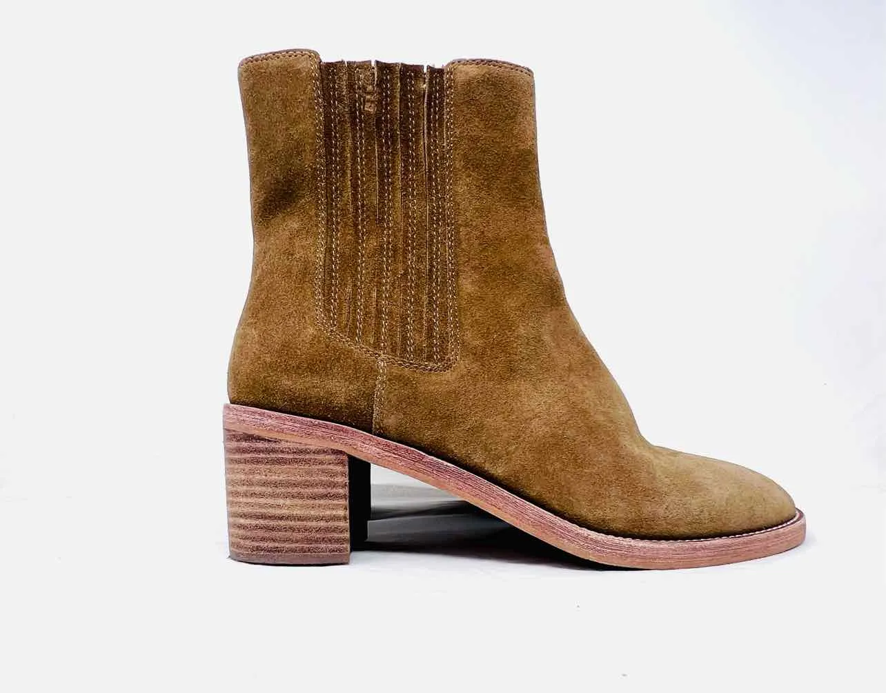 Bottes en daim extensible Madewell taille 10 couleur olive