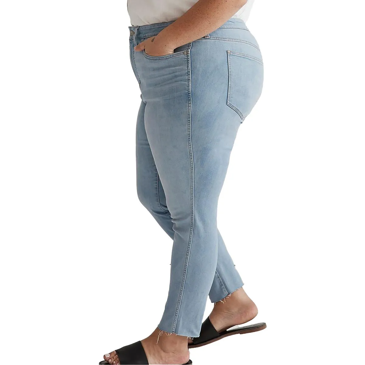 Madewell Femmes Plus Jeans Skinny Coupés à Taille Haute