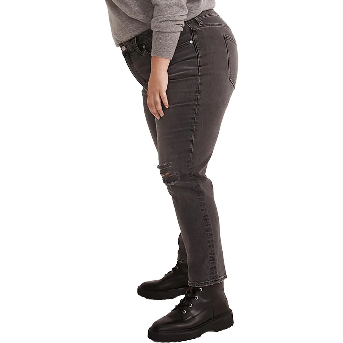 Madewell Femmes Plus Le Parfait Vintage Jeans Slim Détruits à Taille Haute