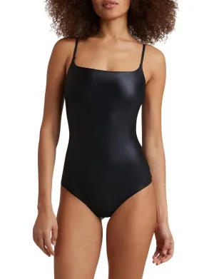 Matte Metallic Cami Bodysuit In Oxide