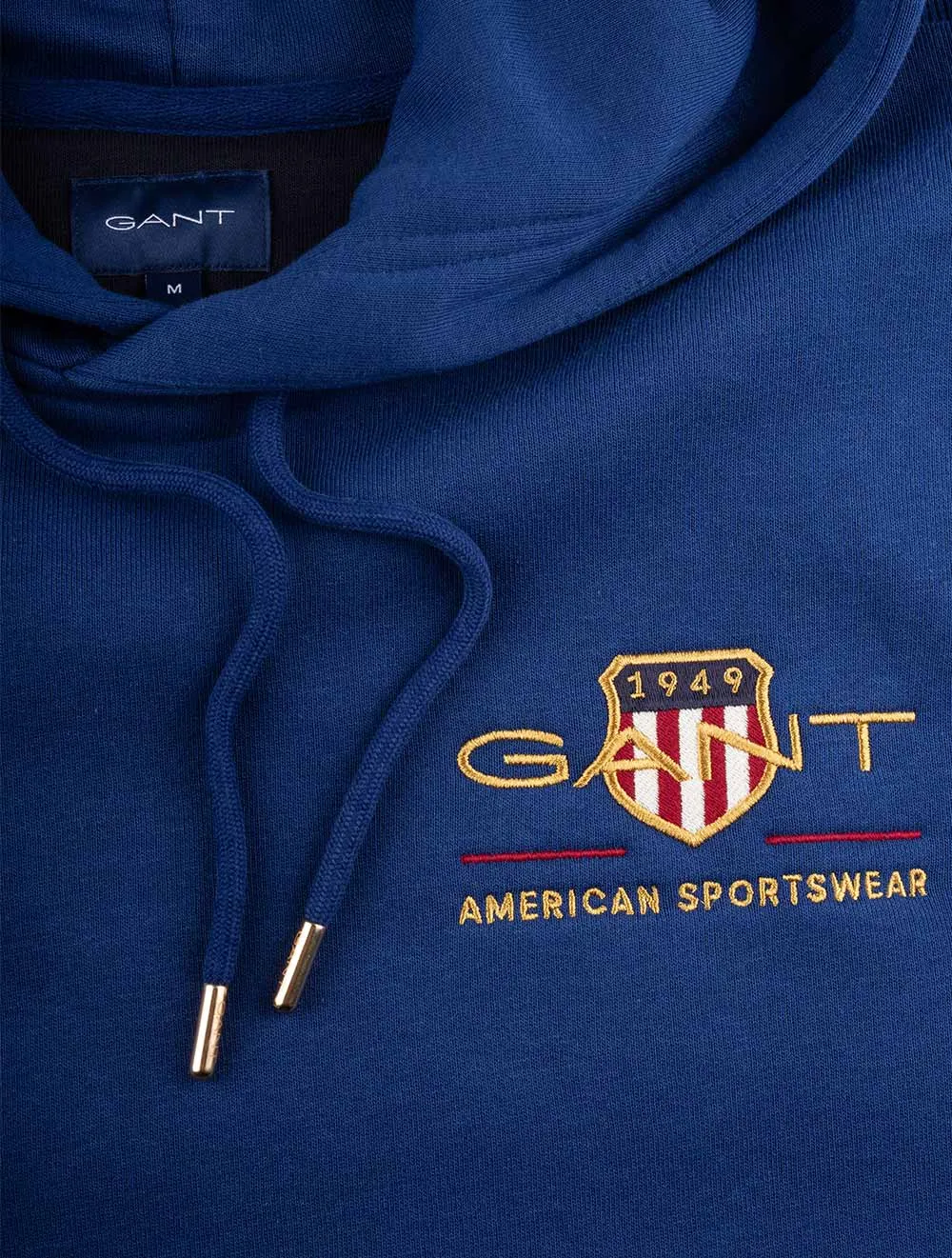 Pull à capuche Medium Archive Shield Bleu profond