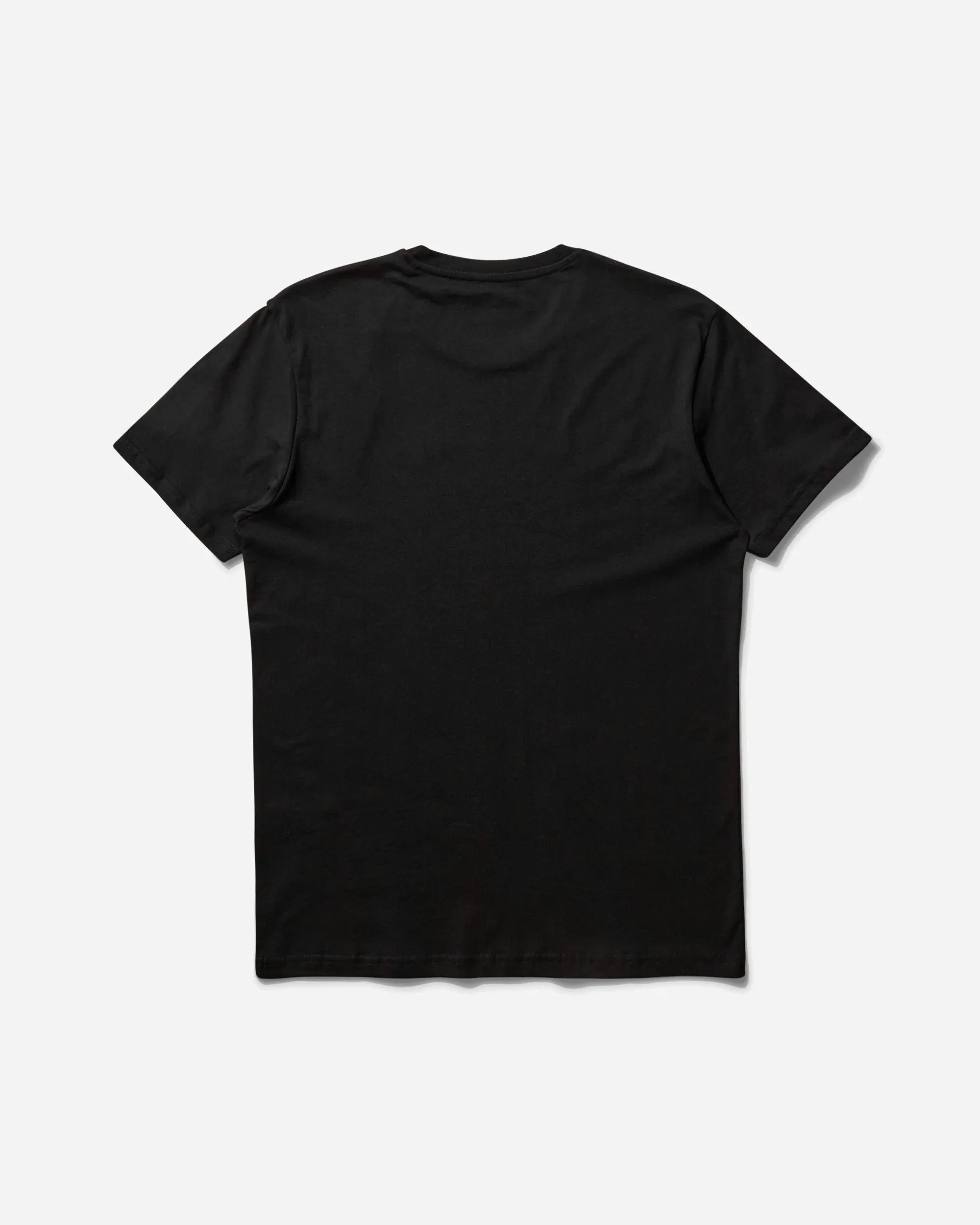 T-shirt Homme Basique Petit Logo Noir