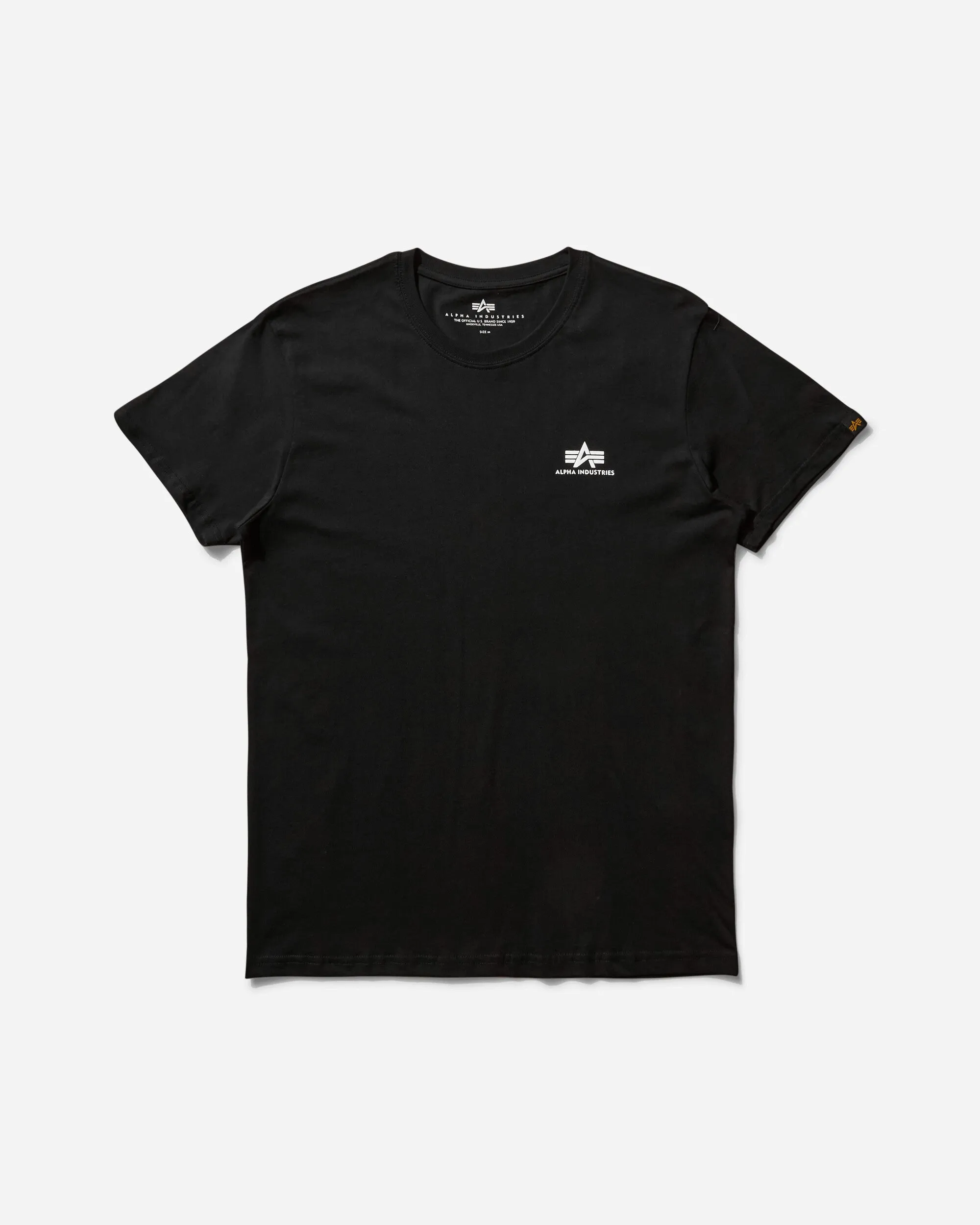 T-shirt Homme Basique Petit Logo Noir